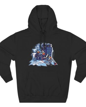Vivziepop Antarctica Three-Panel Fleece Hoodie