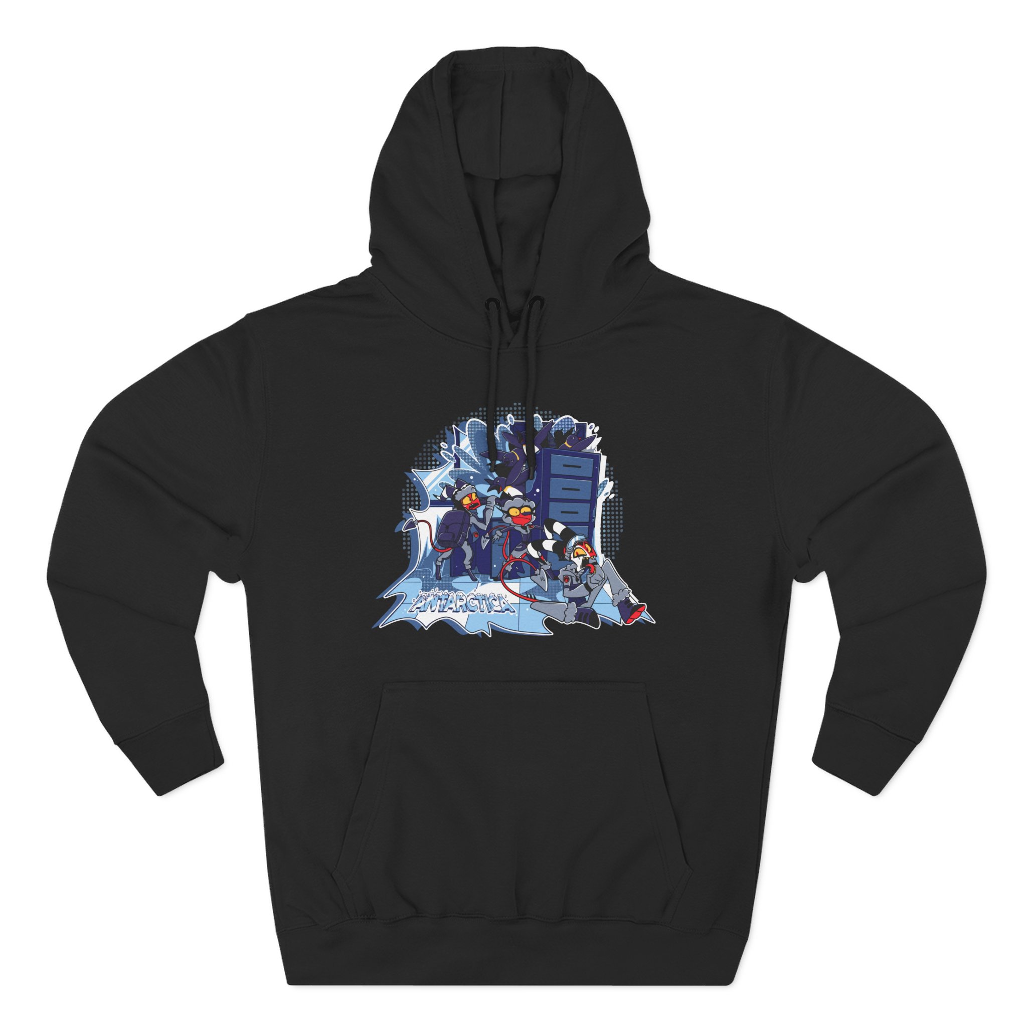 Vivziepop Antarctica Three-Panel Fleece Hoodie
