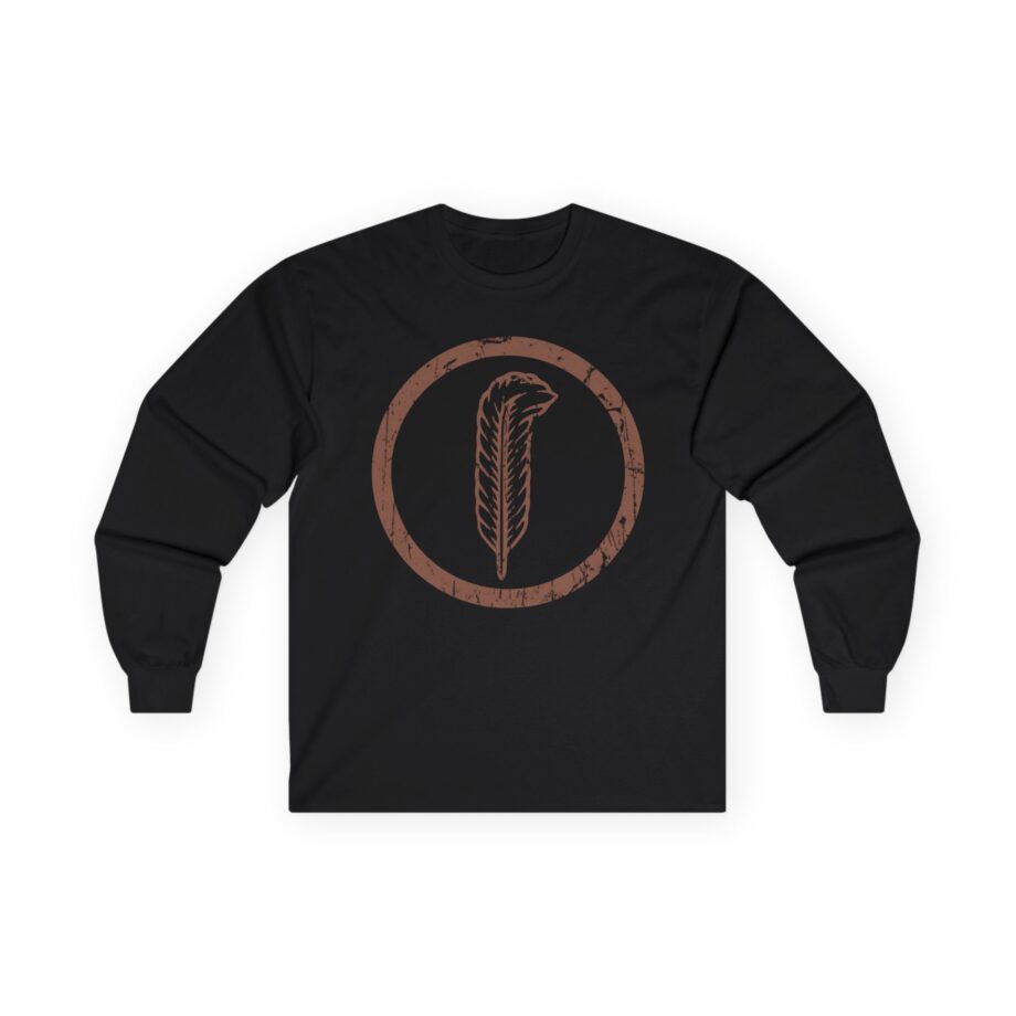 Robert Plant Distressed Feather Logo Unisex Ultra Cotton Long Sleeve Tee