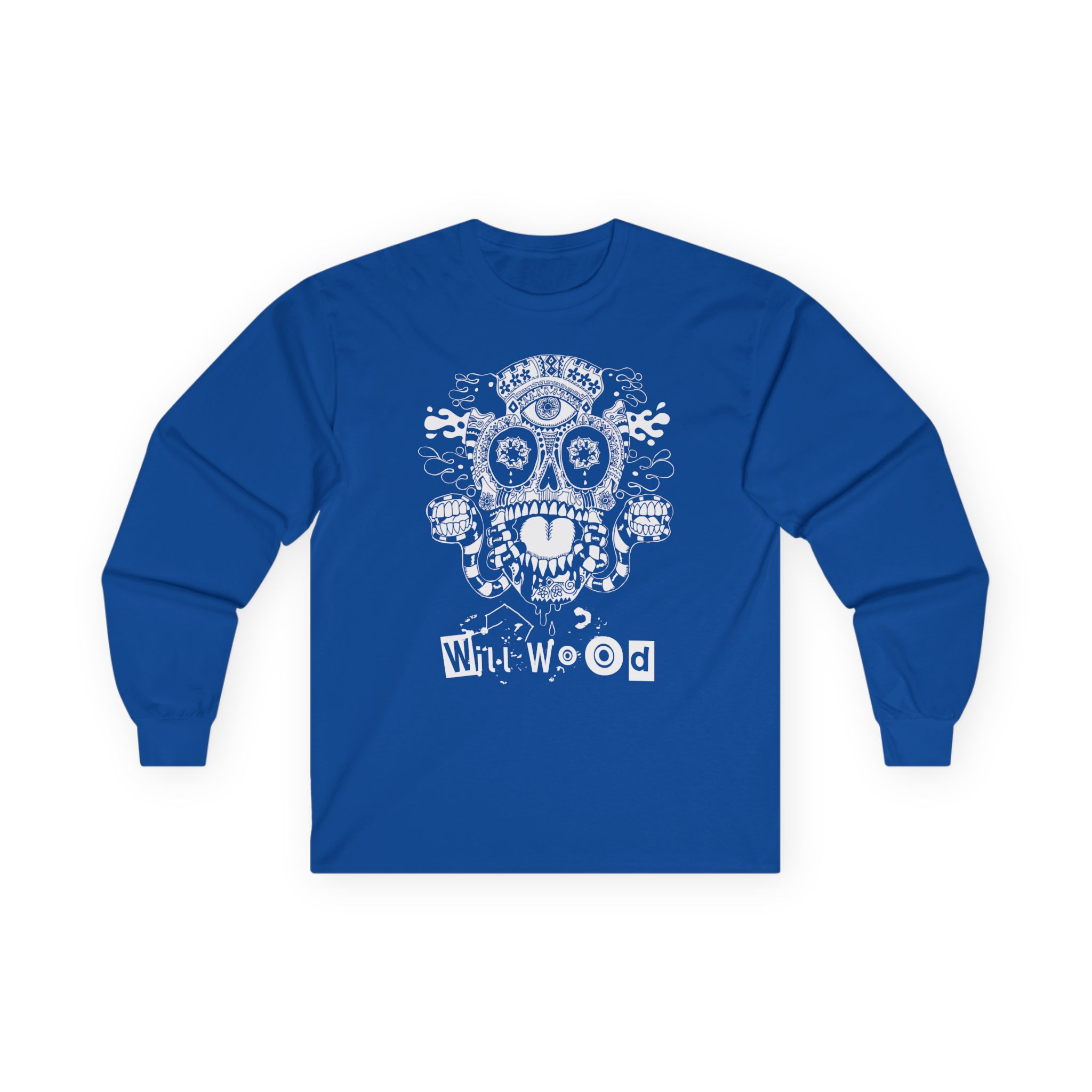 Will Wood Host Skull Unisex Ultra Cotton Long Sleeve Tee