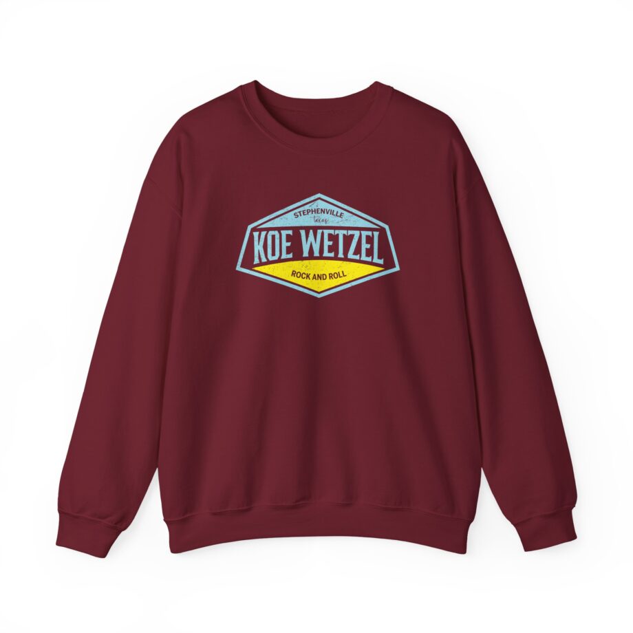 Koe Wetzel Stephenville Rock & Roll Unisex Heavy Blend™ Crewneck Sweatshirt