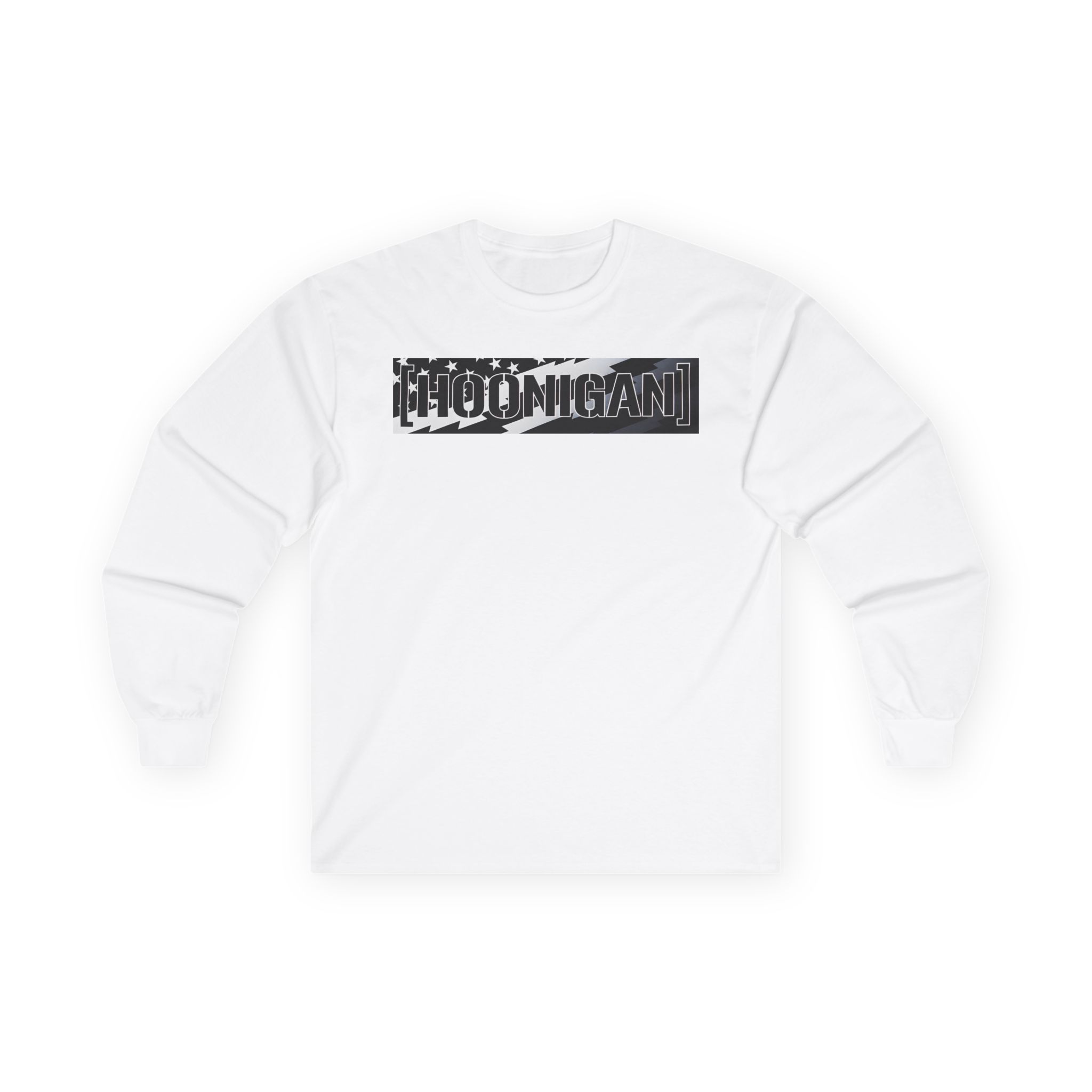 Ken Block Hoonigan Stars & Stripes Censor Bar Unisex Ultra Cotton Long Sleeve Tee