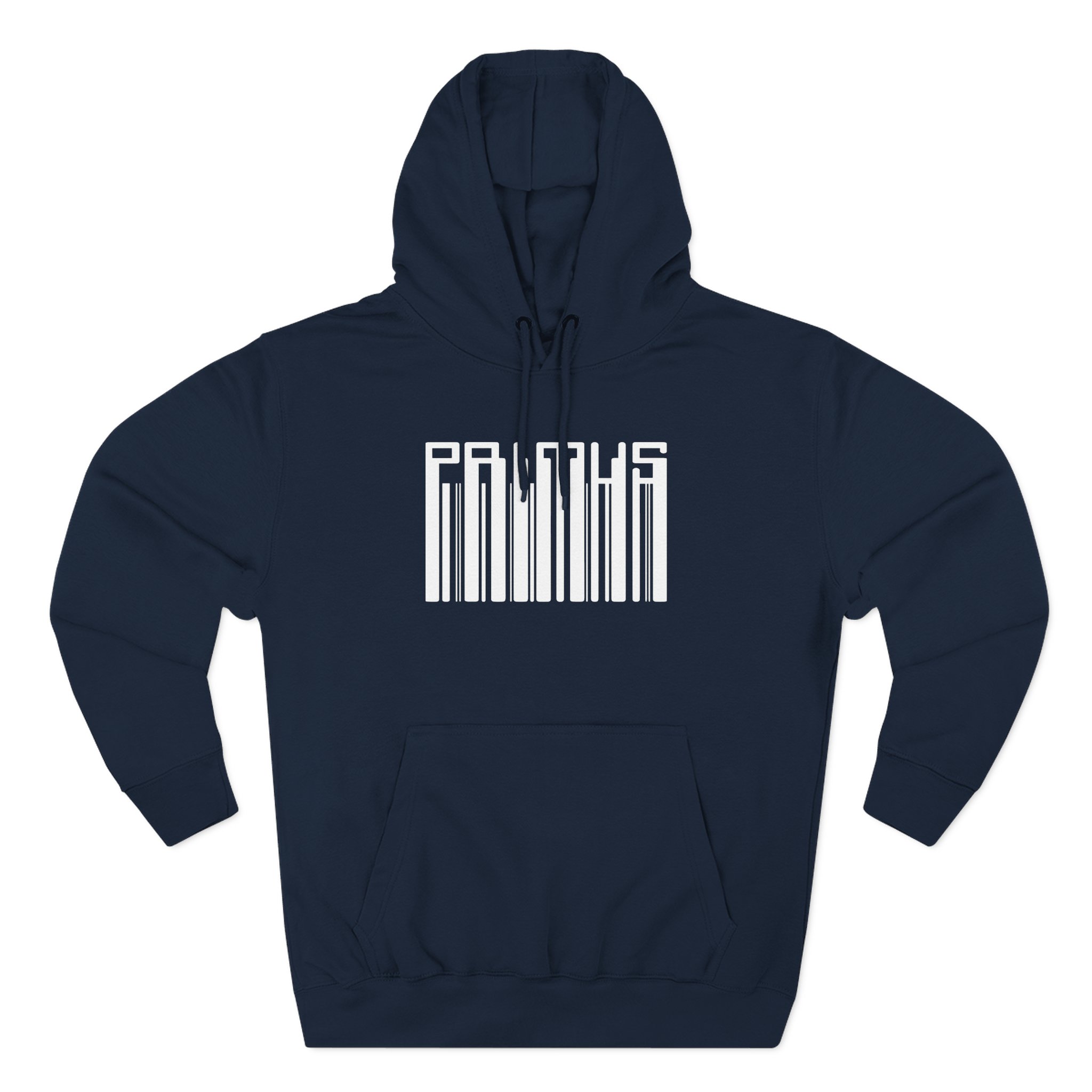 Primus Black Barcode Three-Panel Fleece Hoodie