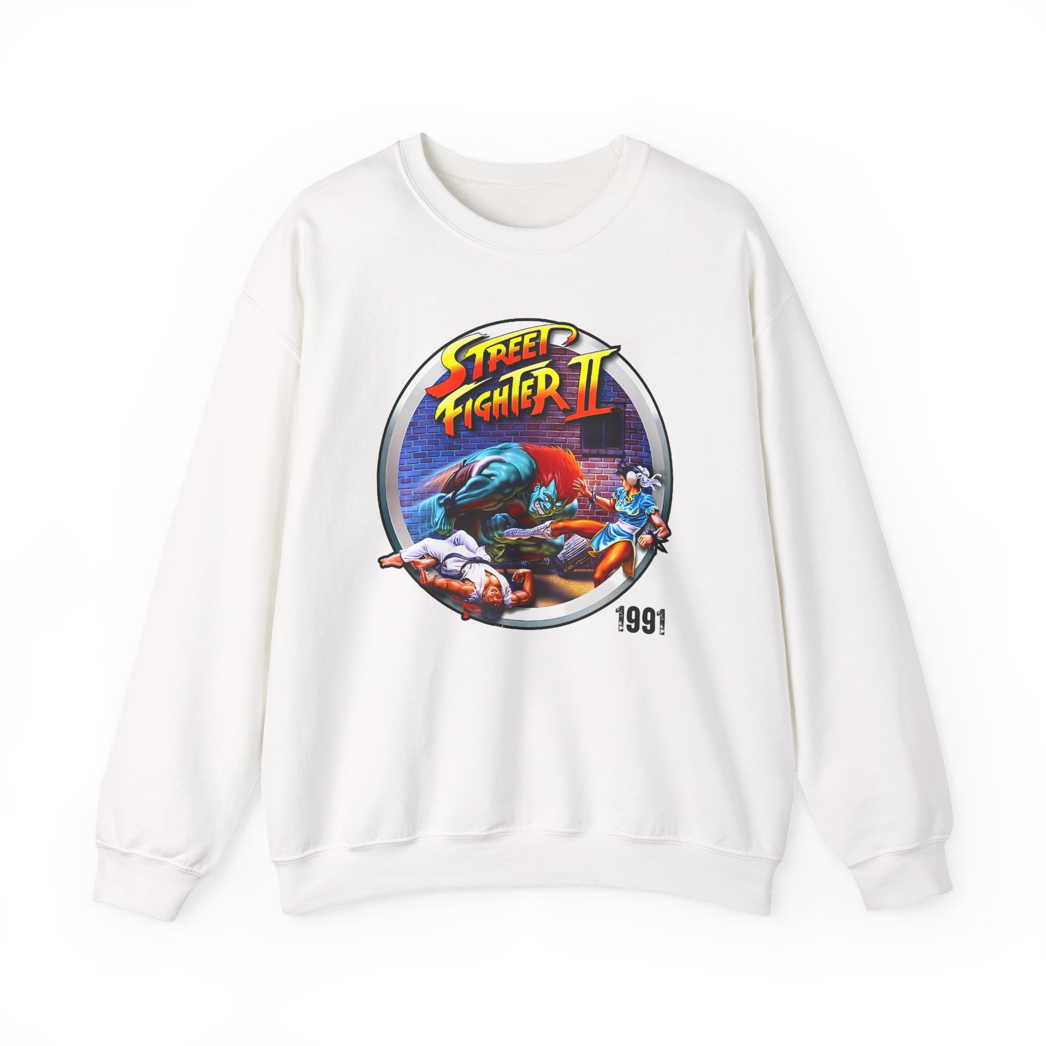 Ishowspeed Street Fighter Unisex Heavy Blendâ„¢ Crewneck Sweatshirt