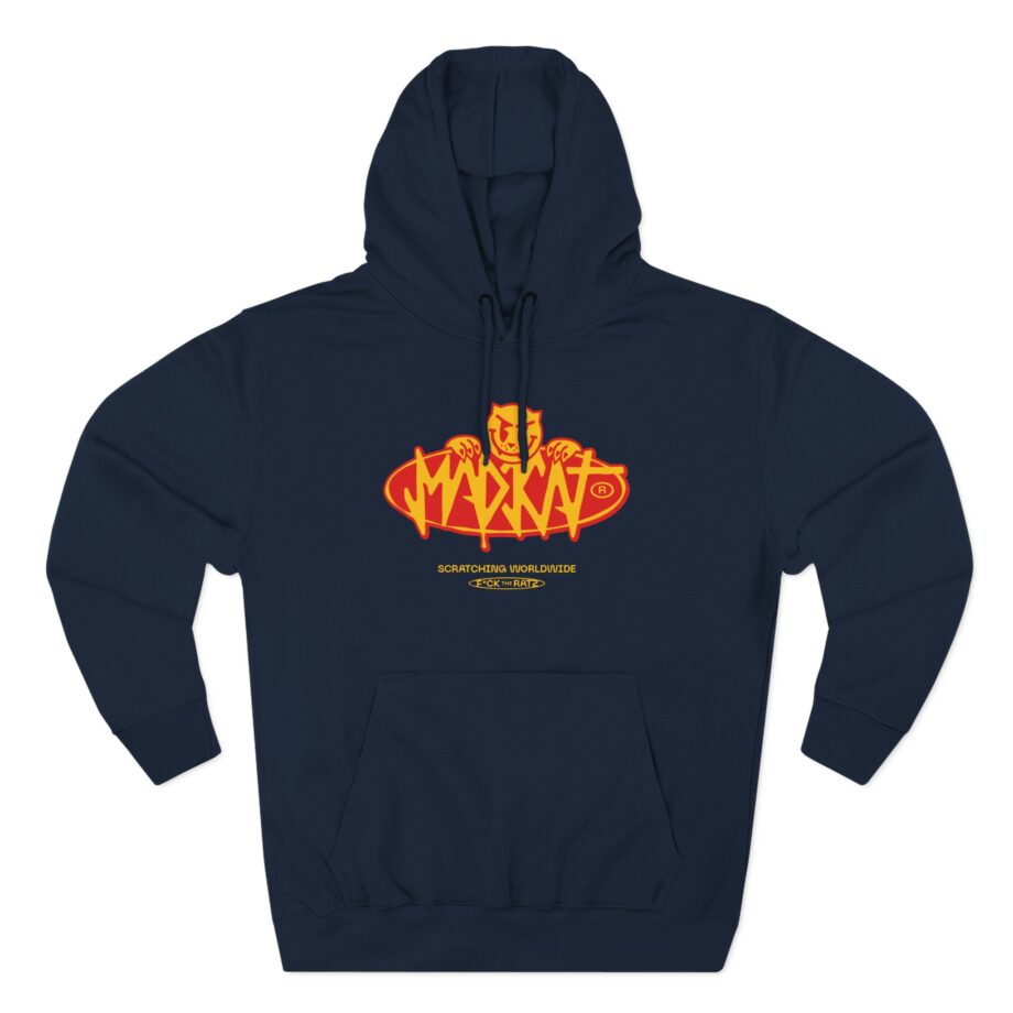 Rubius Fck the Ratz Three-Panel Fleece Hoodie