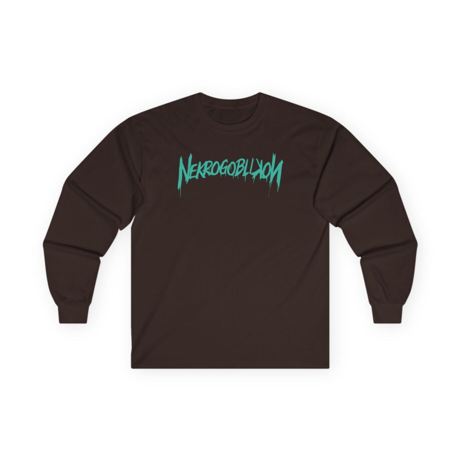 Nekrogoblikon Goblin Mode Crystal Wash Unisex Ultra Cotton Long Sleeve Tee