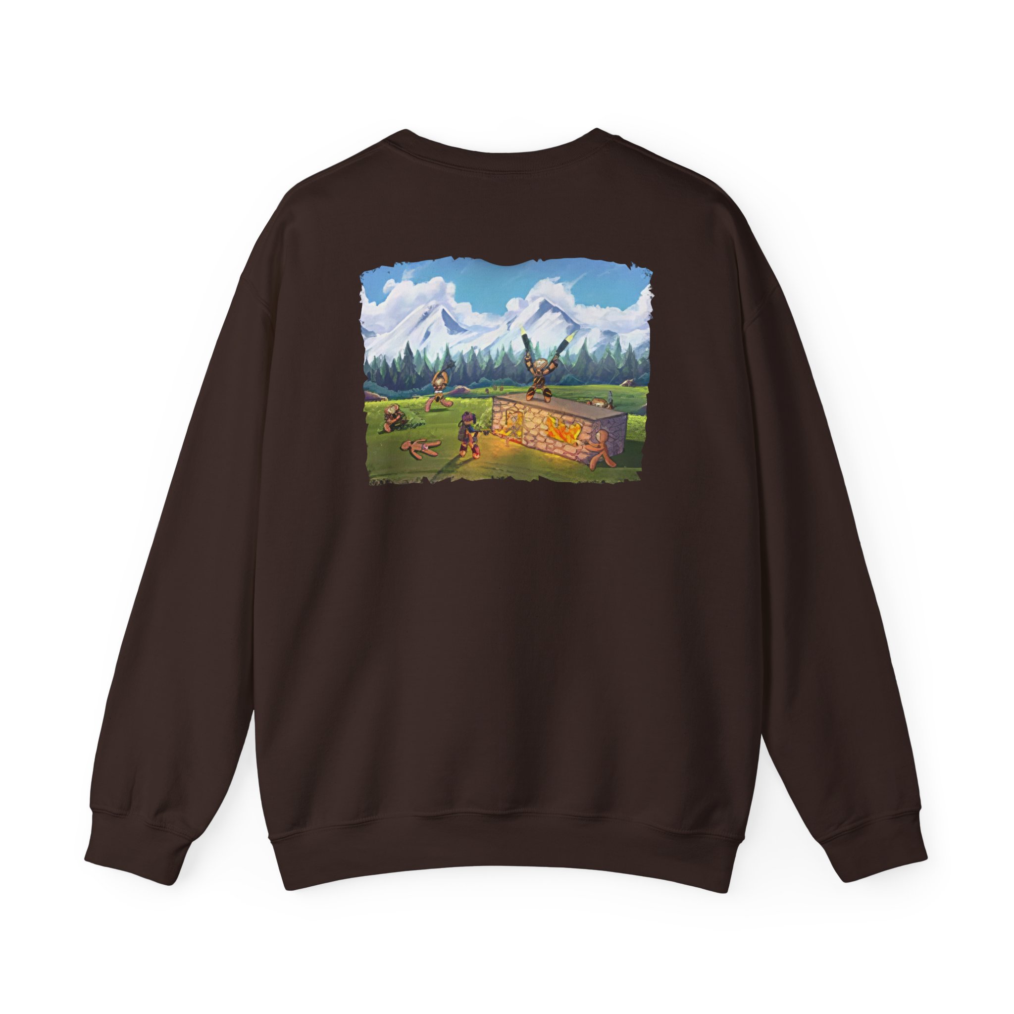 Spoonkid Battlefield Unisex Heavy Blendâ„¢ Crewneck Sweatshirt