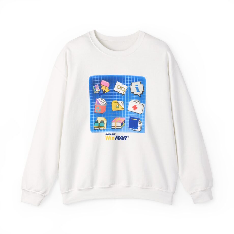 Winrar Software Update Unisex Heavy Blend™ Crewneck Sweatshirt