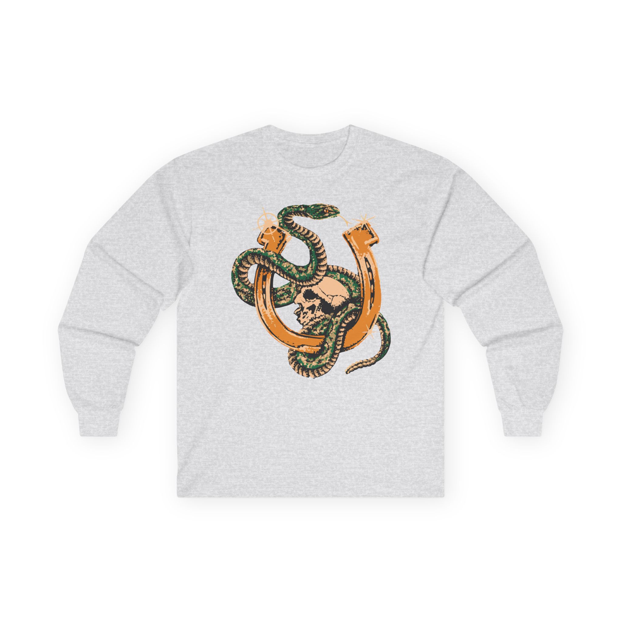 ZZ Top Snake Skull Unisex Ultra Cotton Long Sleeve Tee