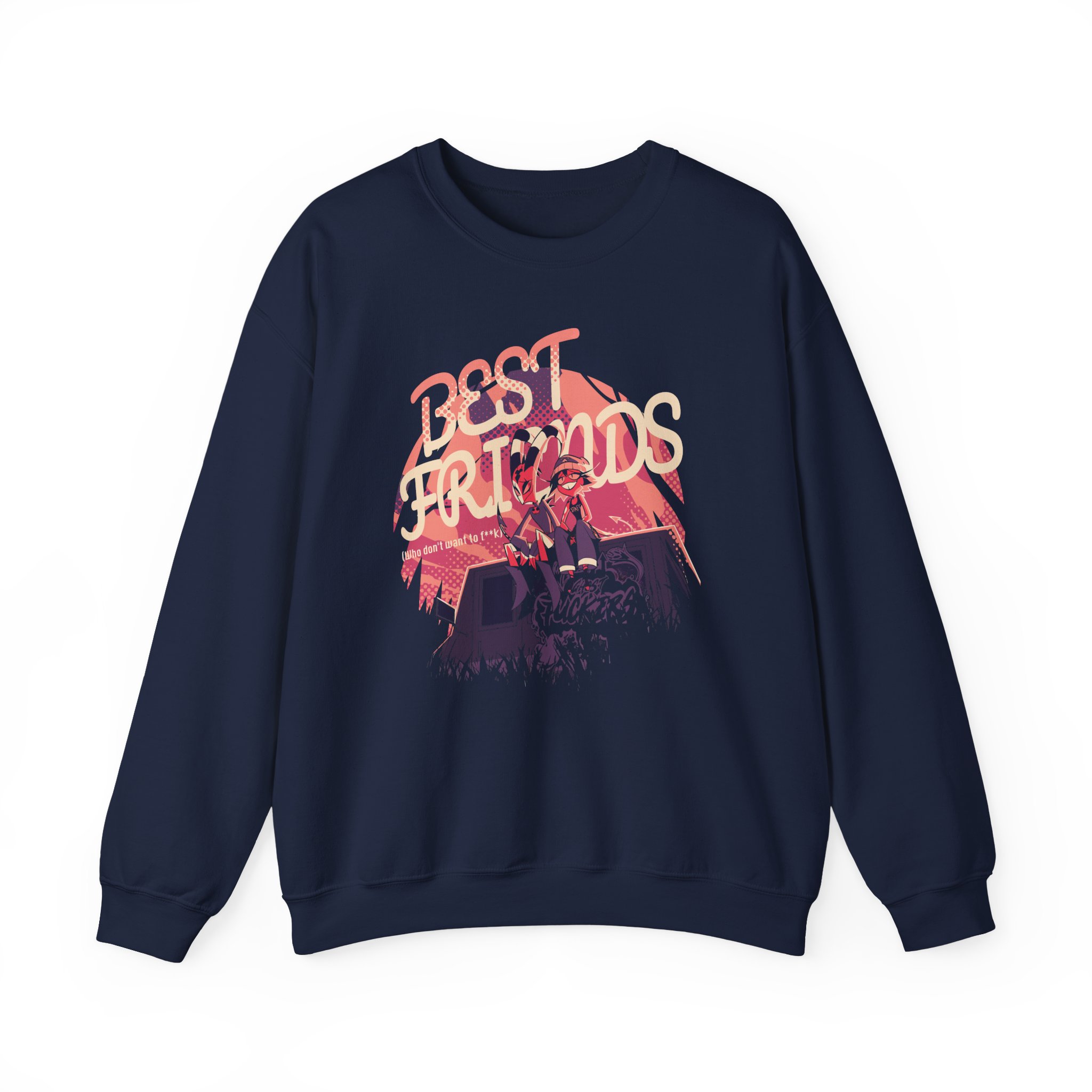 Vivziepop Best Friends Unisex Heavy Blendâ„¢ Crewneck Sweatshirt