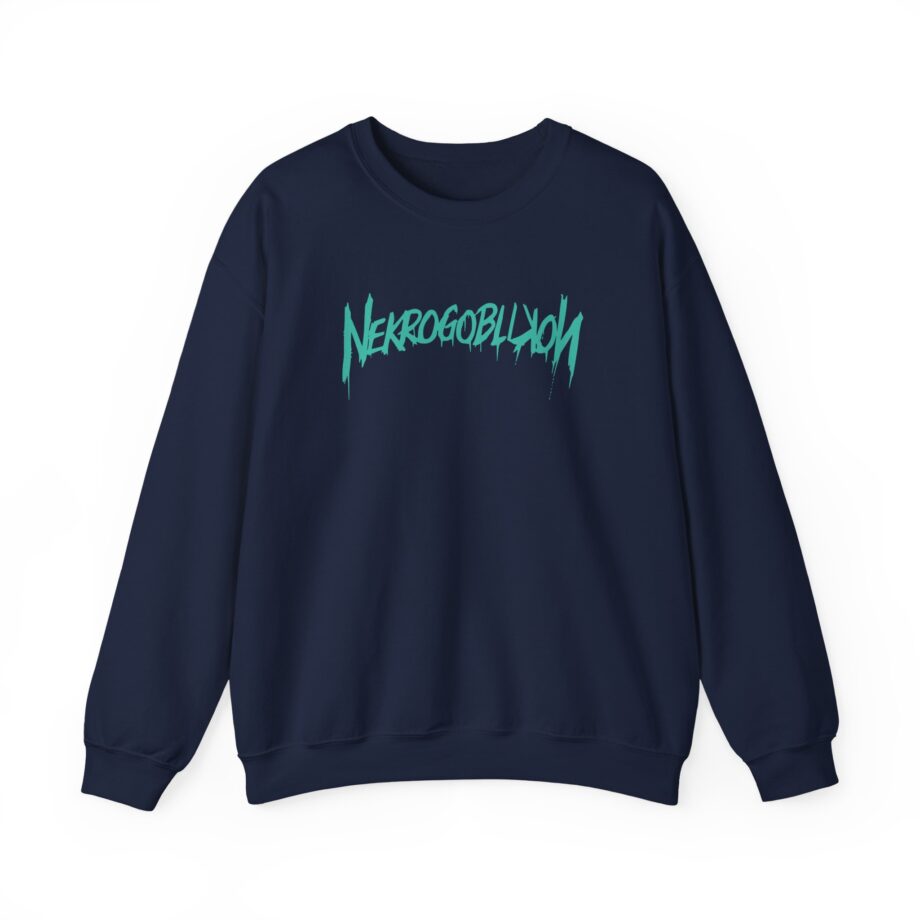 Nekrogoblikon Goblin Mode Crystal Wash Unisex Heavy Blend™ Crewneck Sweatshirt