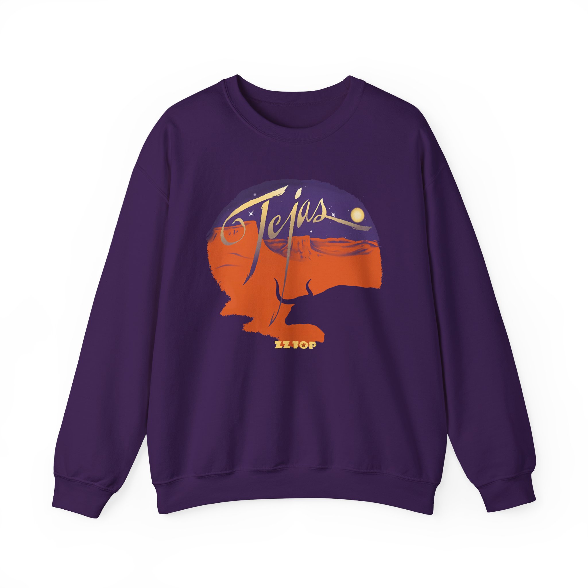 Zz Top Tejas  Unisex Heavy Blendâ„¢ Crewneck Sweatshirt