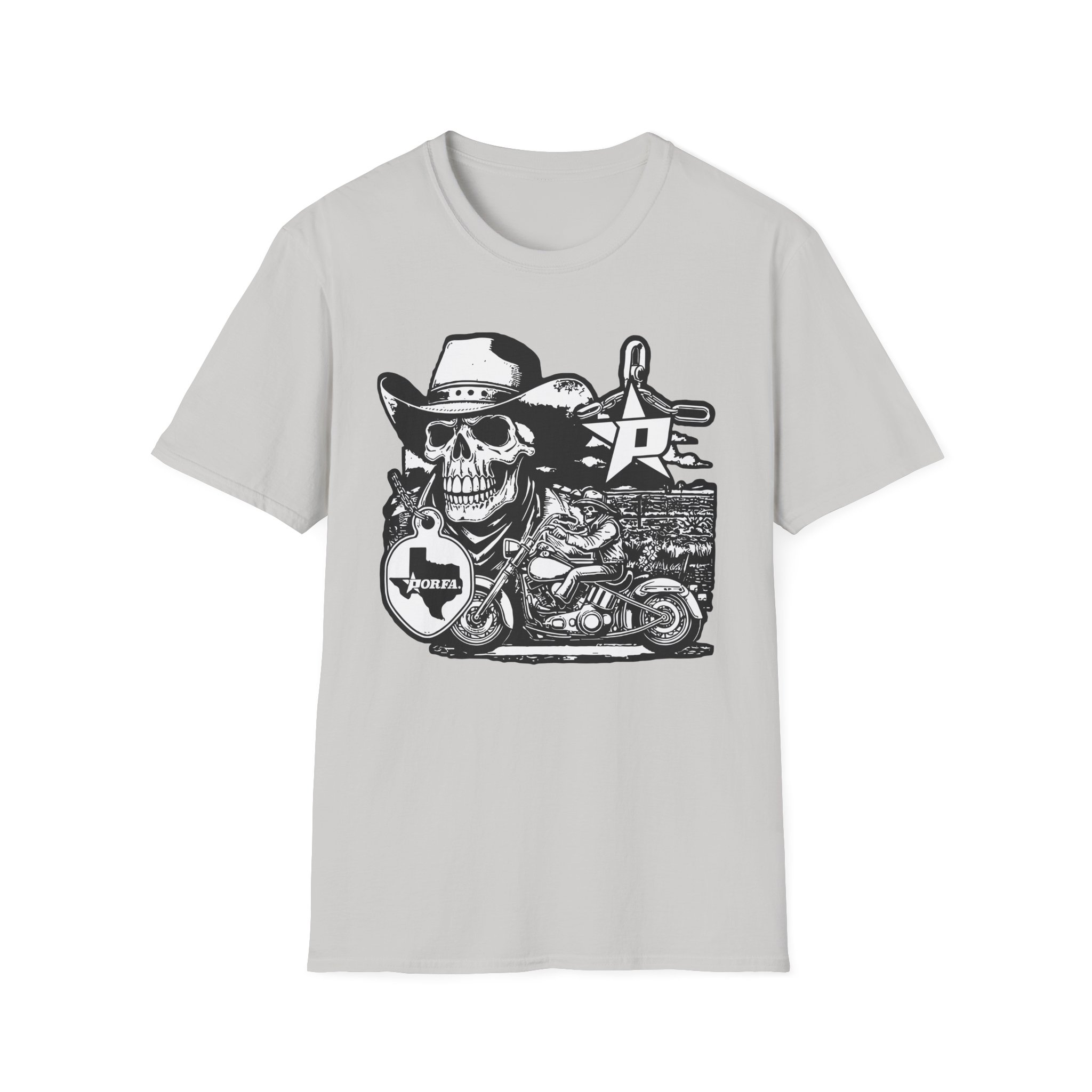 Porfa Texas Ride Unisex Softstyle T-Shirt