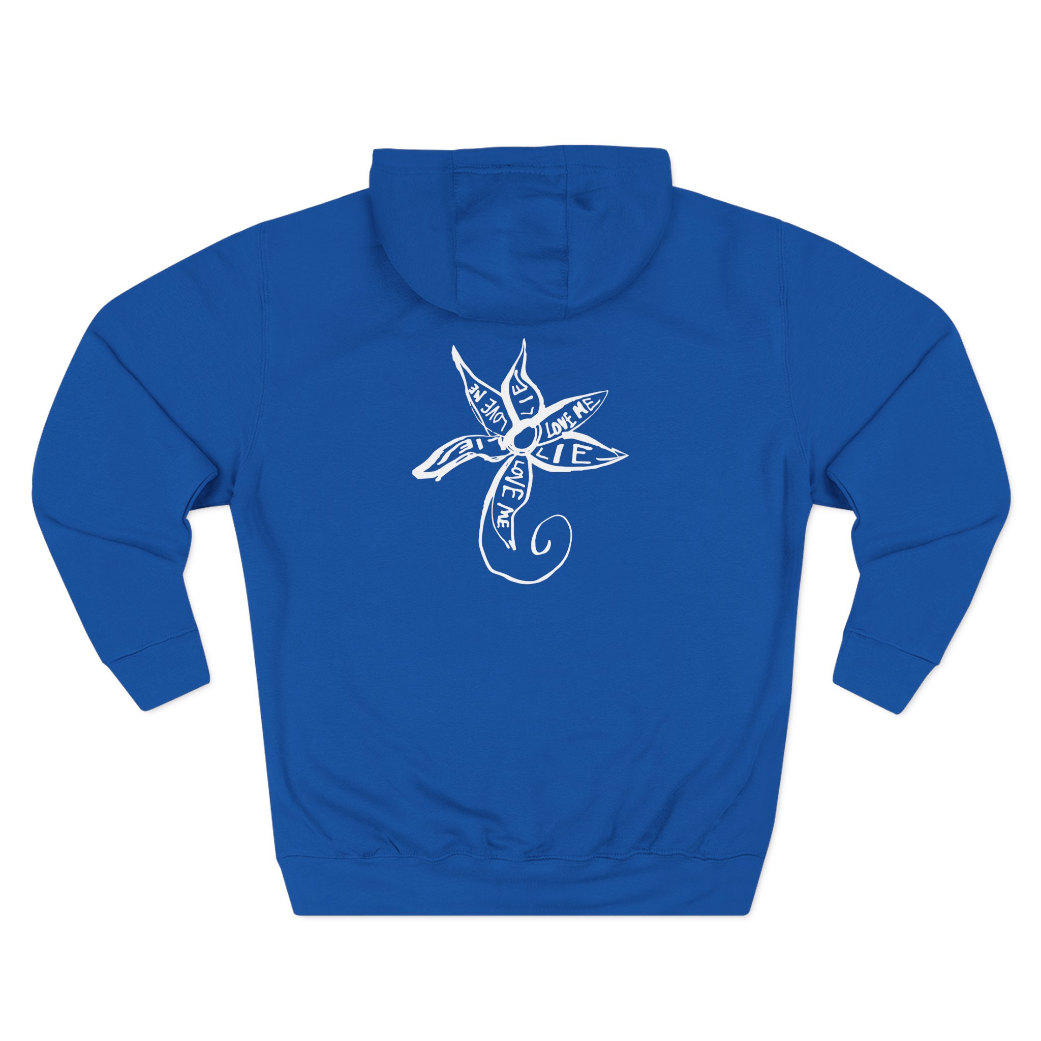 Rosalia Llylm Flower Three-Panel Fleece Hoodie