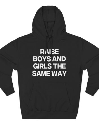 Jenny Holzer Raise the Same Way Three-Panel Fleece Hoodie