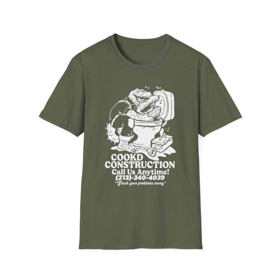Lazarbeam  Cookd Construction Call Us Anytime Unisex Softstyle T-Shirt
