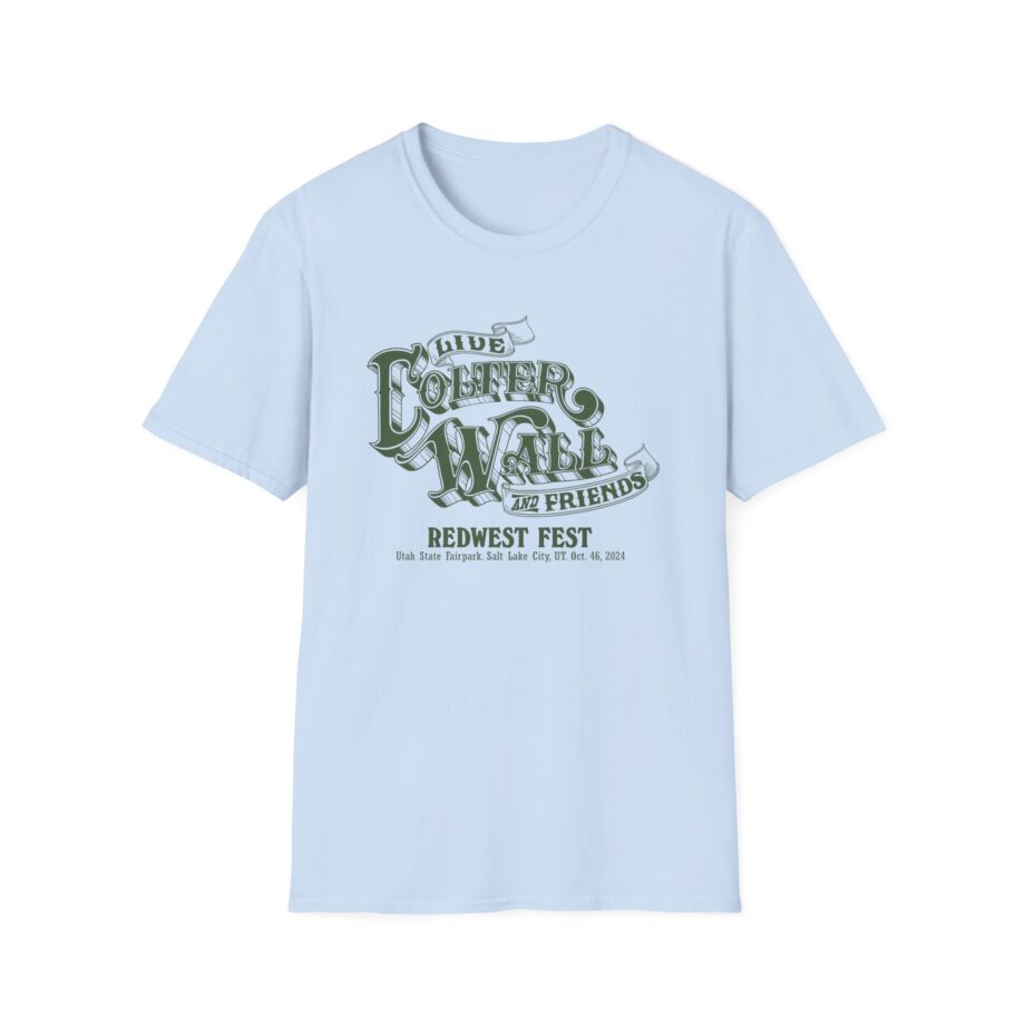 Colter Wall RedWest Fest Unisex Softstyle T-Shirt