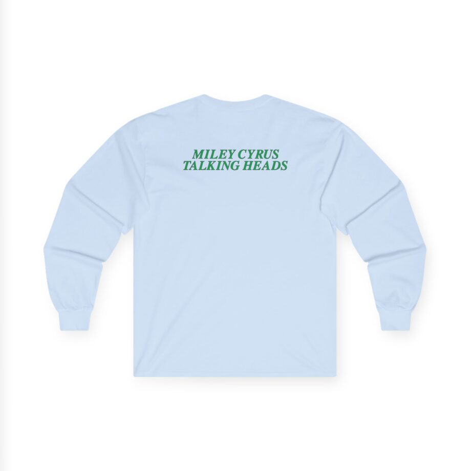 Miley Cyrus Talking Heads X Miley Psycho Killer Unisex Ultra Cotton Long Sleeve Tee