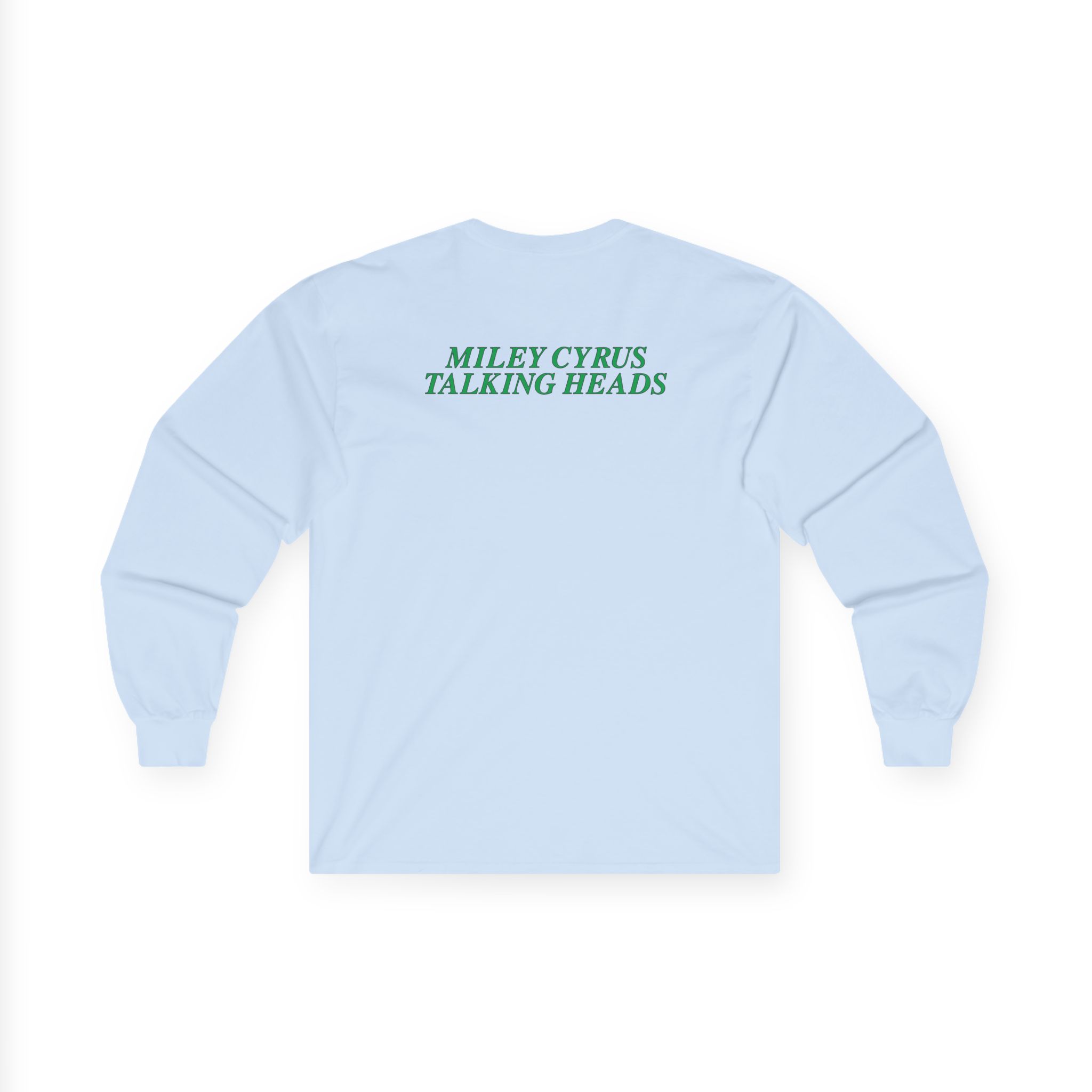 Miley Cyrus Talking Heads X Miley Psycho Killer Unisex Ultra Cotton Long Sleeve Tee