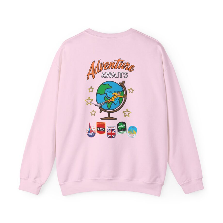 Ryan Trahan One Cent Adventure Awaits Travel Club Unisex Heavy Blend™ Crewneck Sweatshirt