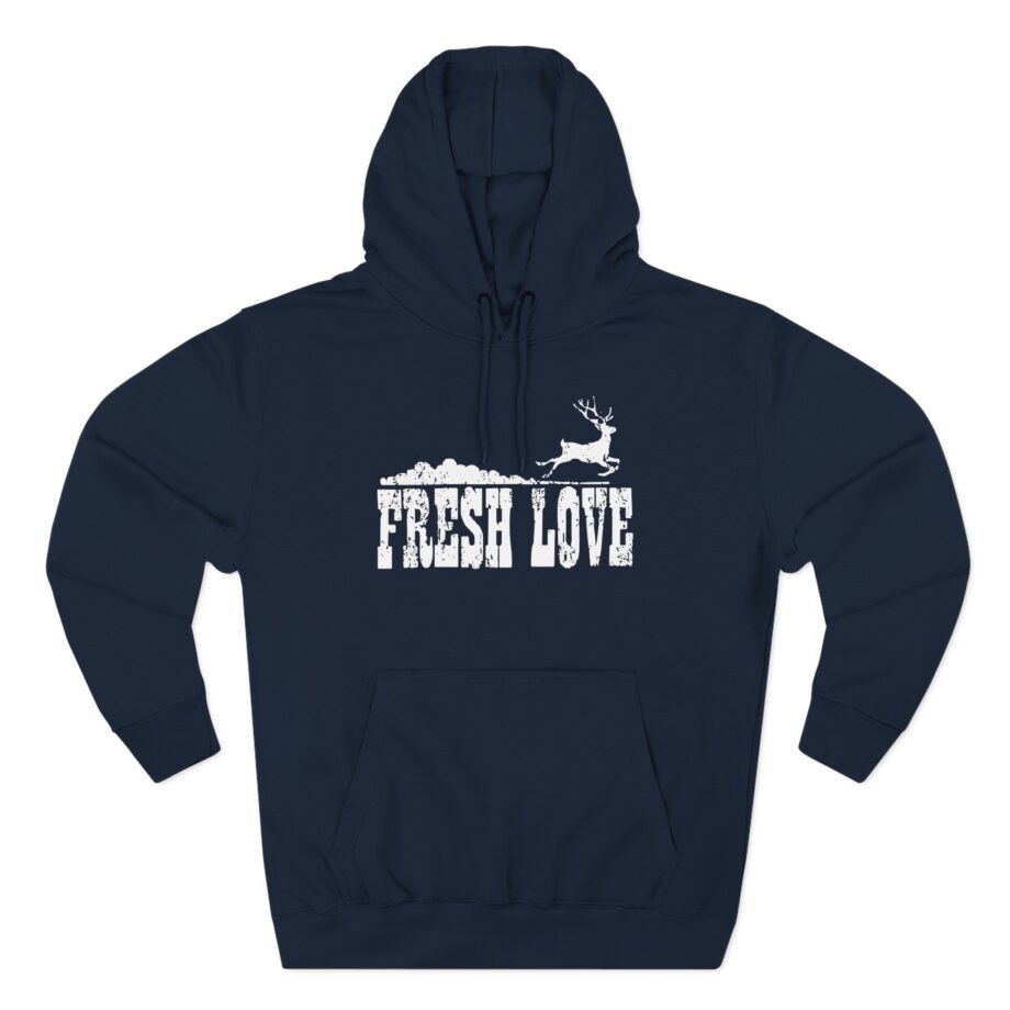 Fresh Love Three-Panel Fleece Hoodie