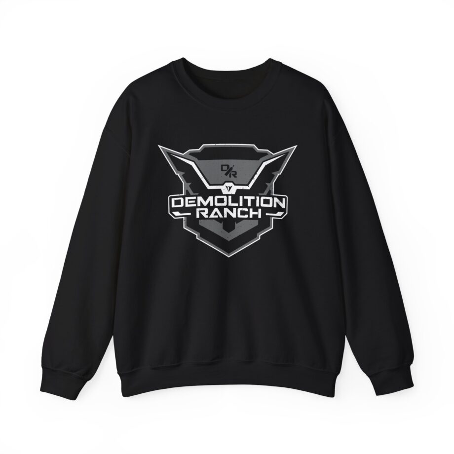 Demolition Ranch Monochrome Shield Unisex Heavy Blend™ Crewneck Sweatshirt