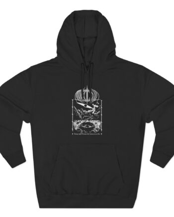 Amigo The Devil  Heavens On Fire Three-Panel Fleece Hoodie