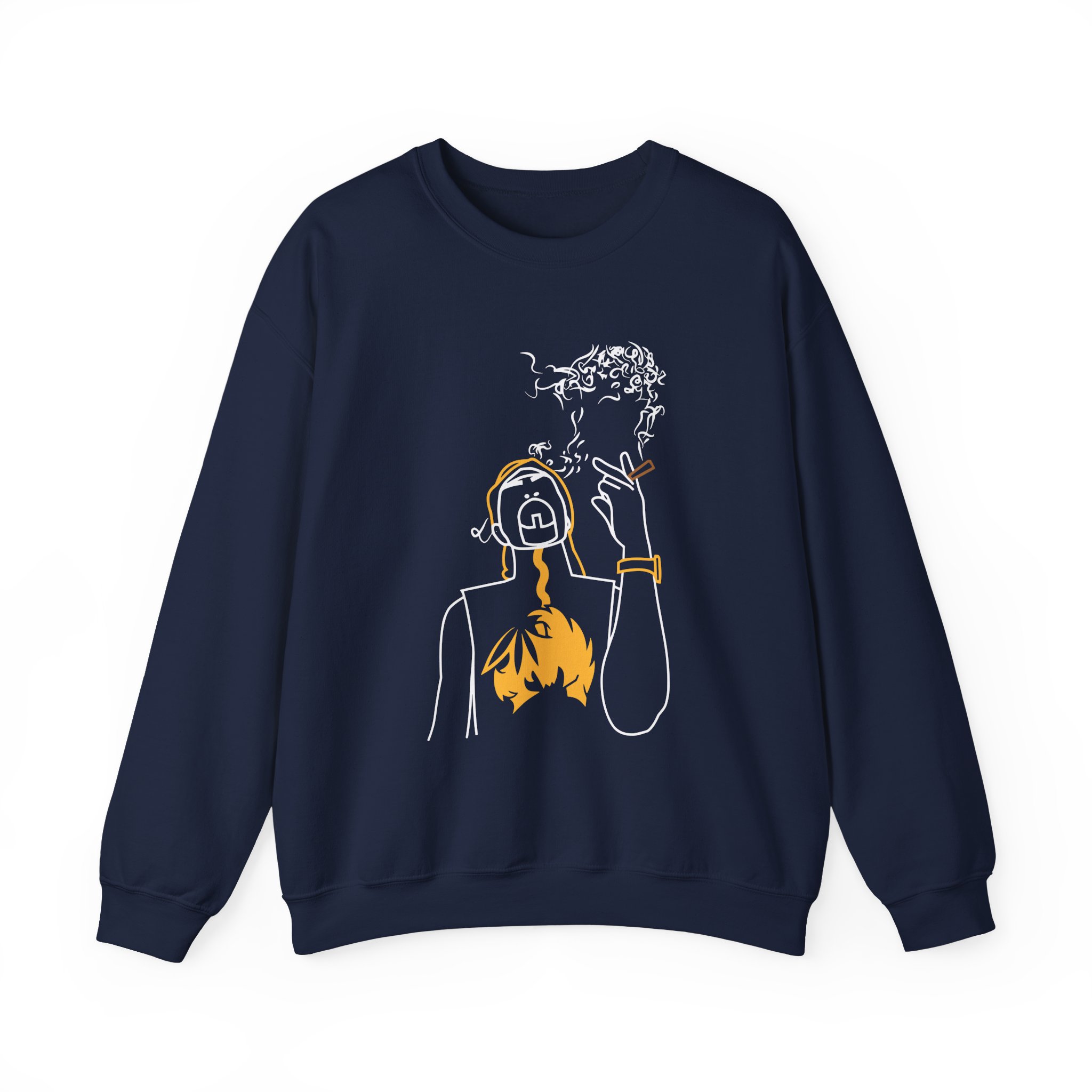 Method Man Iron Lung Line Art Unisex Heavy Blendâ„¢ Crewneck Sweatshirt