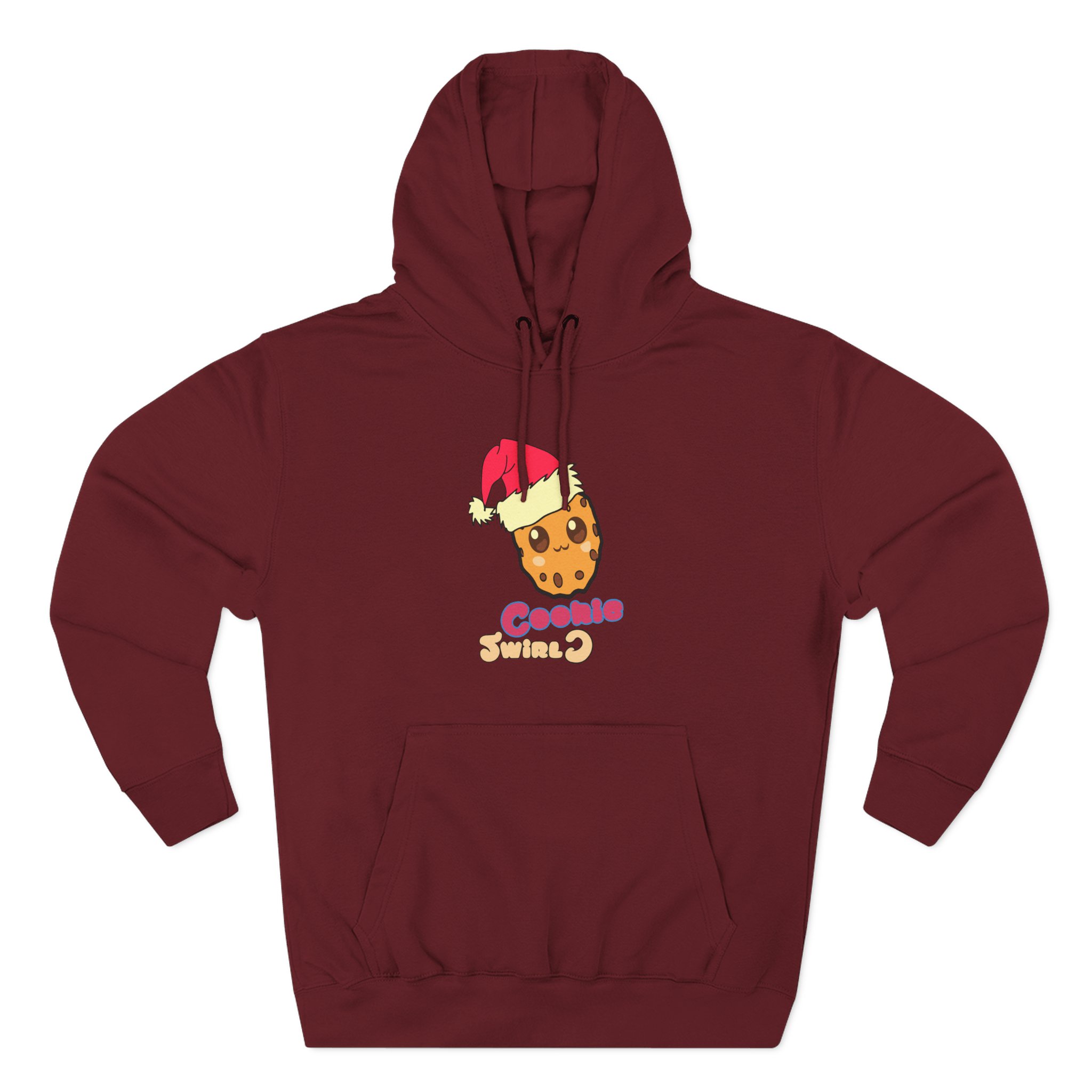 Cookieswirlc Three-Panel Fleece Hoodie