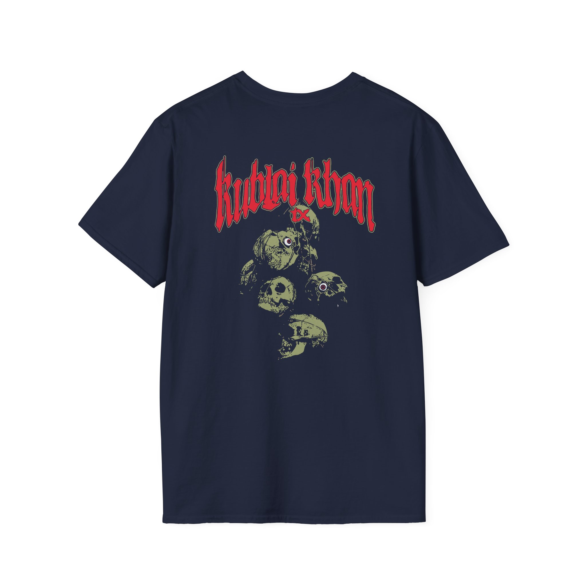 Kublai Khan - Skull  Unisex Softstyle T-Shirt