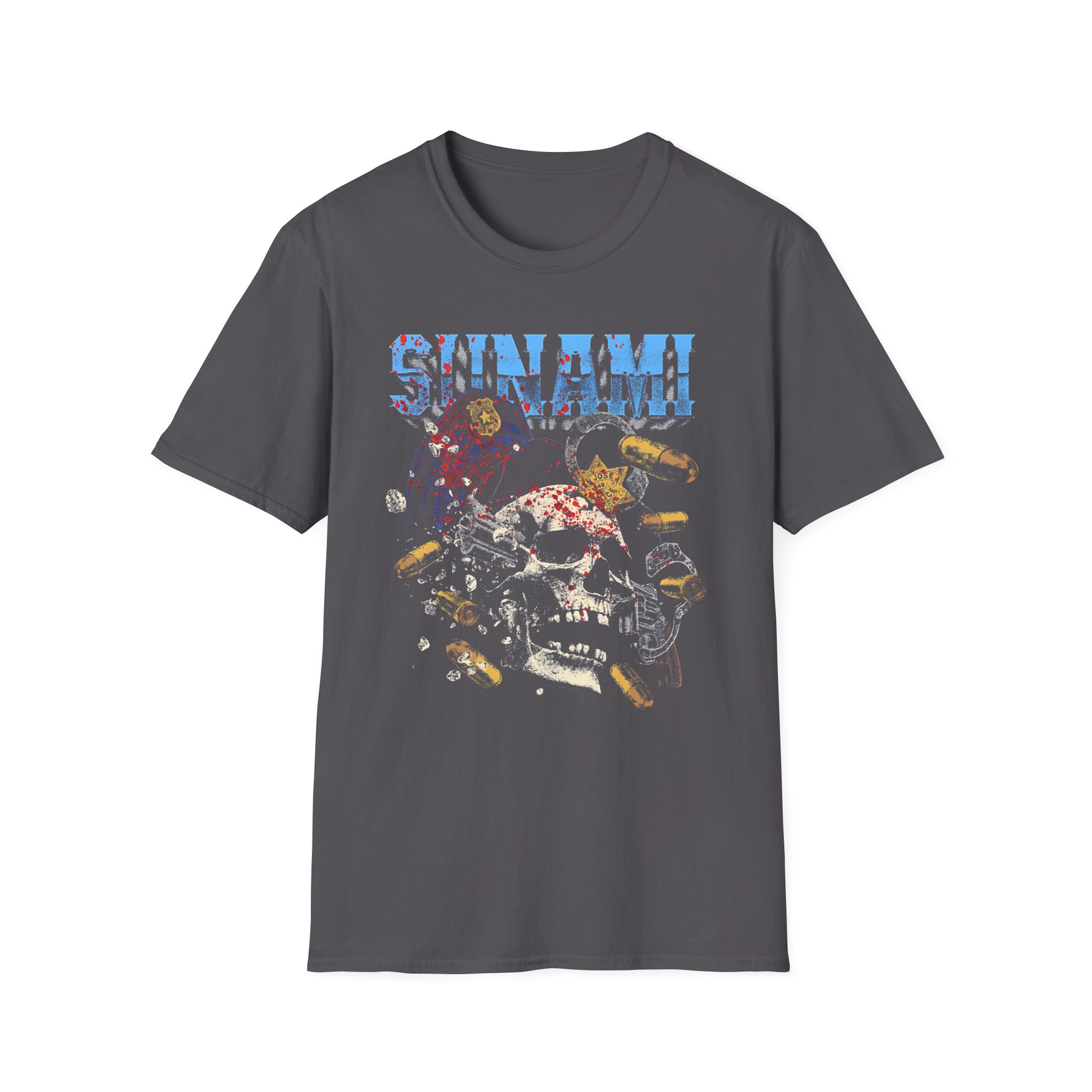 Sunami Skull Unisex Softstyle T-Shirt