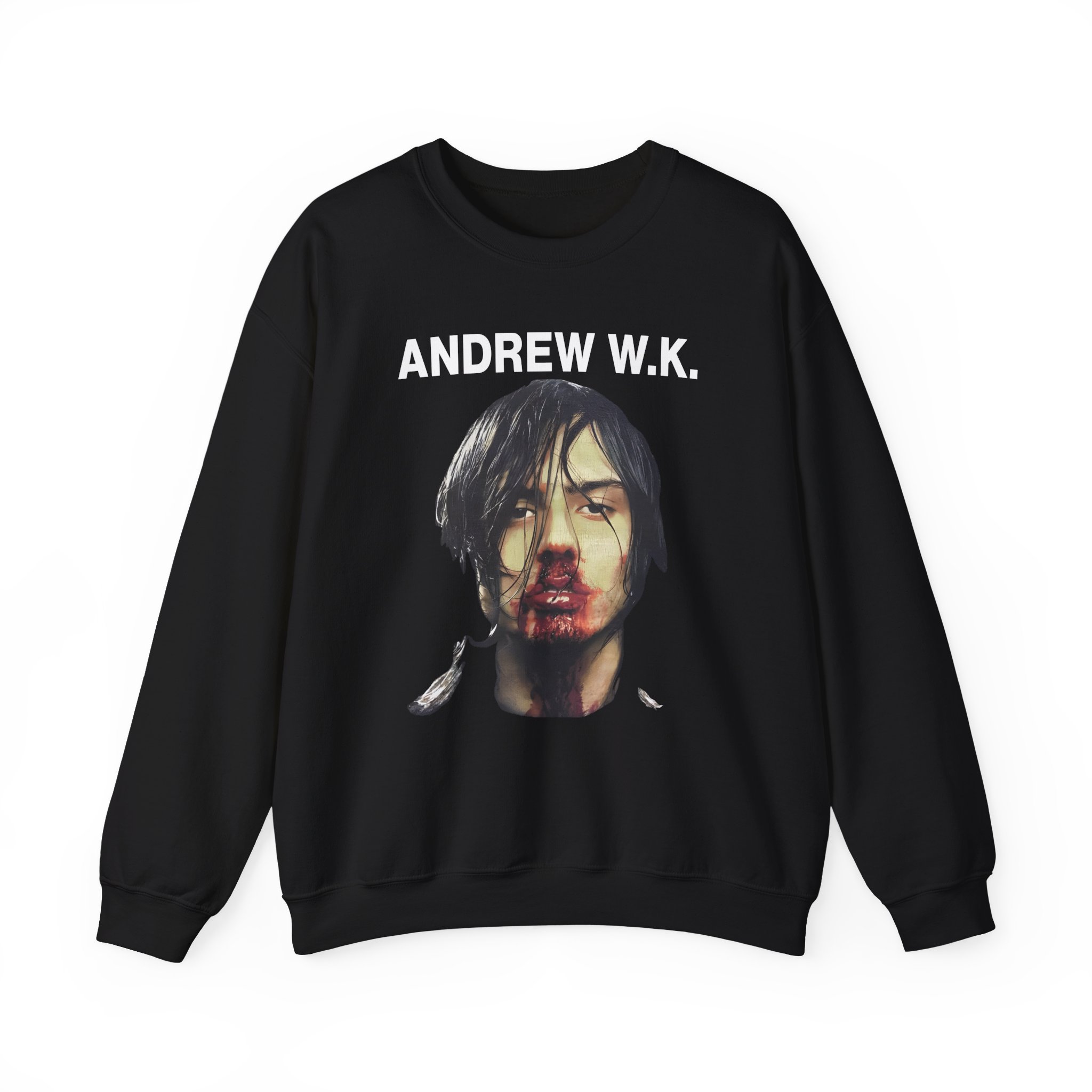 Andrew Wk Unisex Heavy Blendâ„¢ Crewneck Sweatshirt