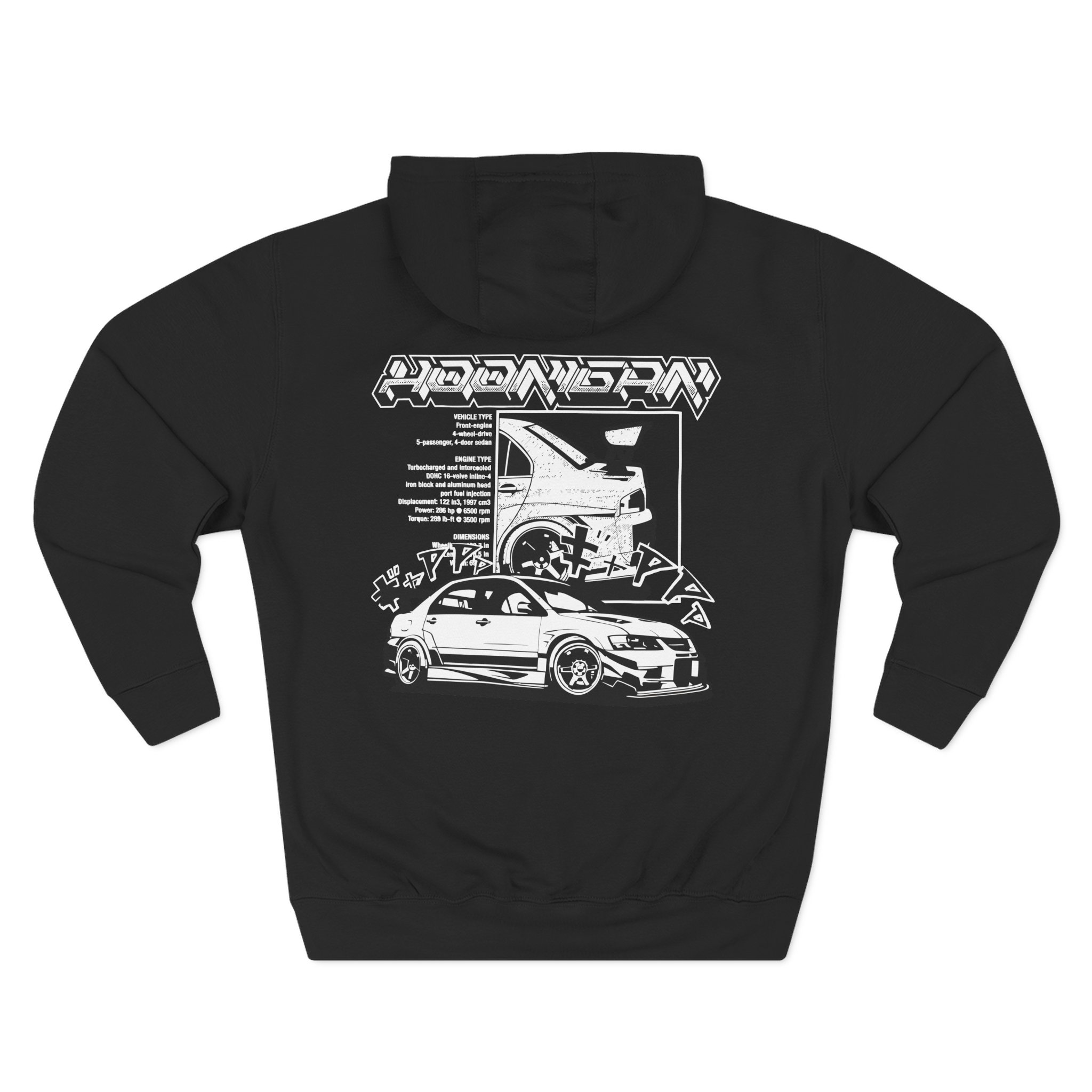 Ken Block Hoonigan Hardtail Three-Panel Fleece Hoodie