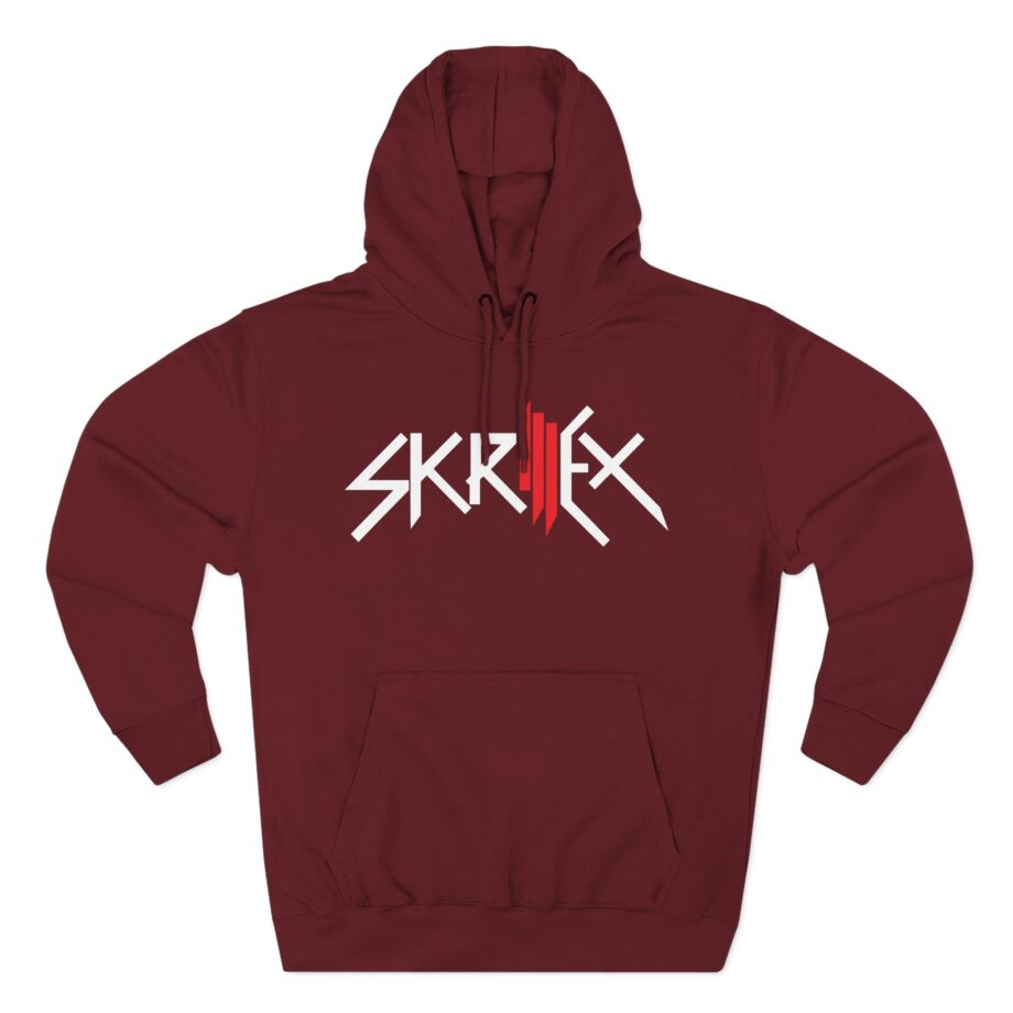 Skrillex Logo Three-Panel Fleece Hoodie