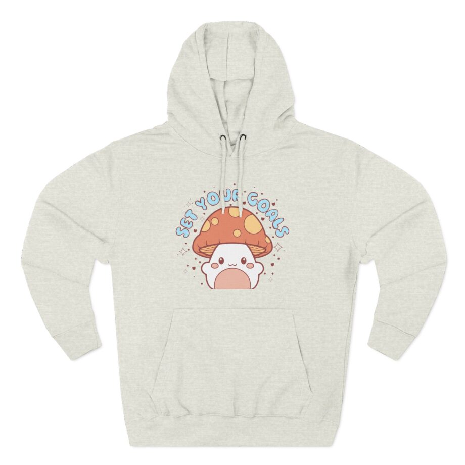 Set Your Goals Shroom Three-Panel Fleece Hoodie