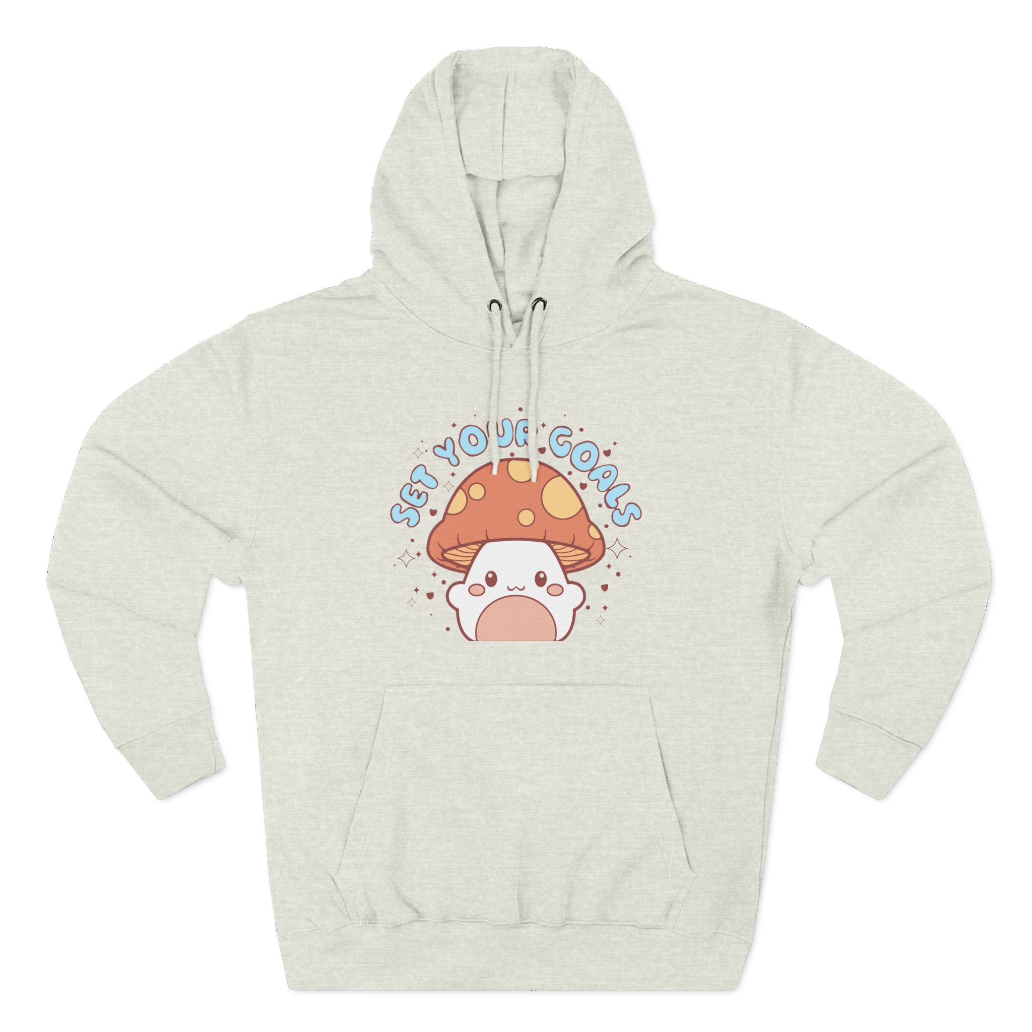 Set Your Goals Shroom Three-Panel Fleece Hoodie