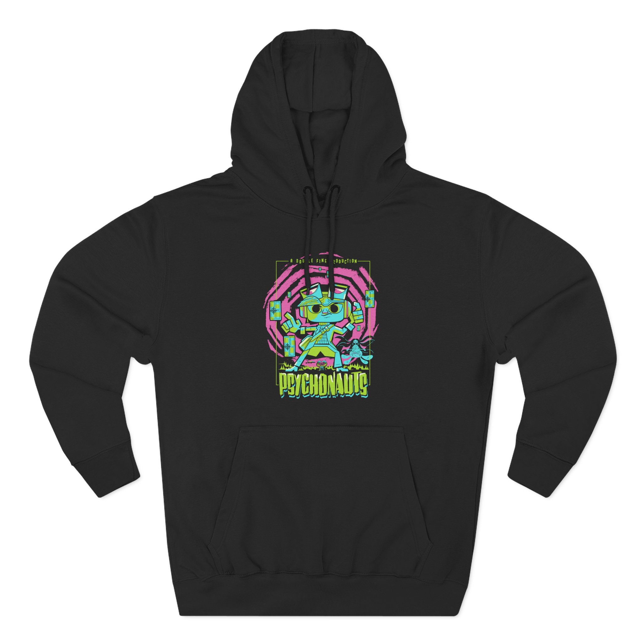 Double Fine Psychic Mystery Three-Panel Fleece Hoodie