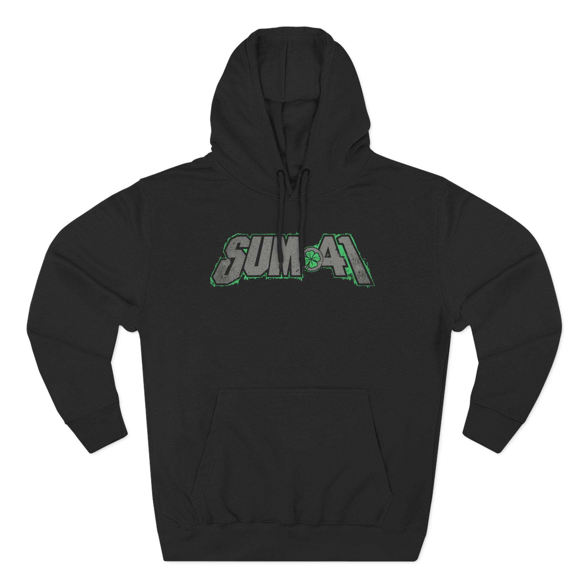 Sum 41 Shamrock Three-Panel Fleece Hoodie