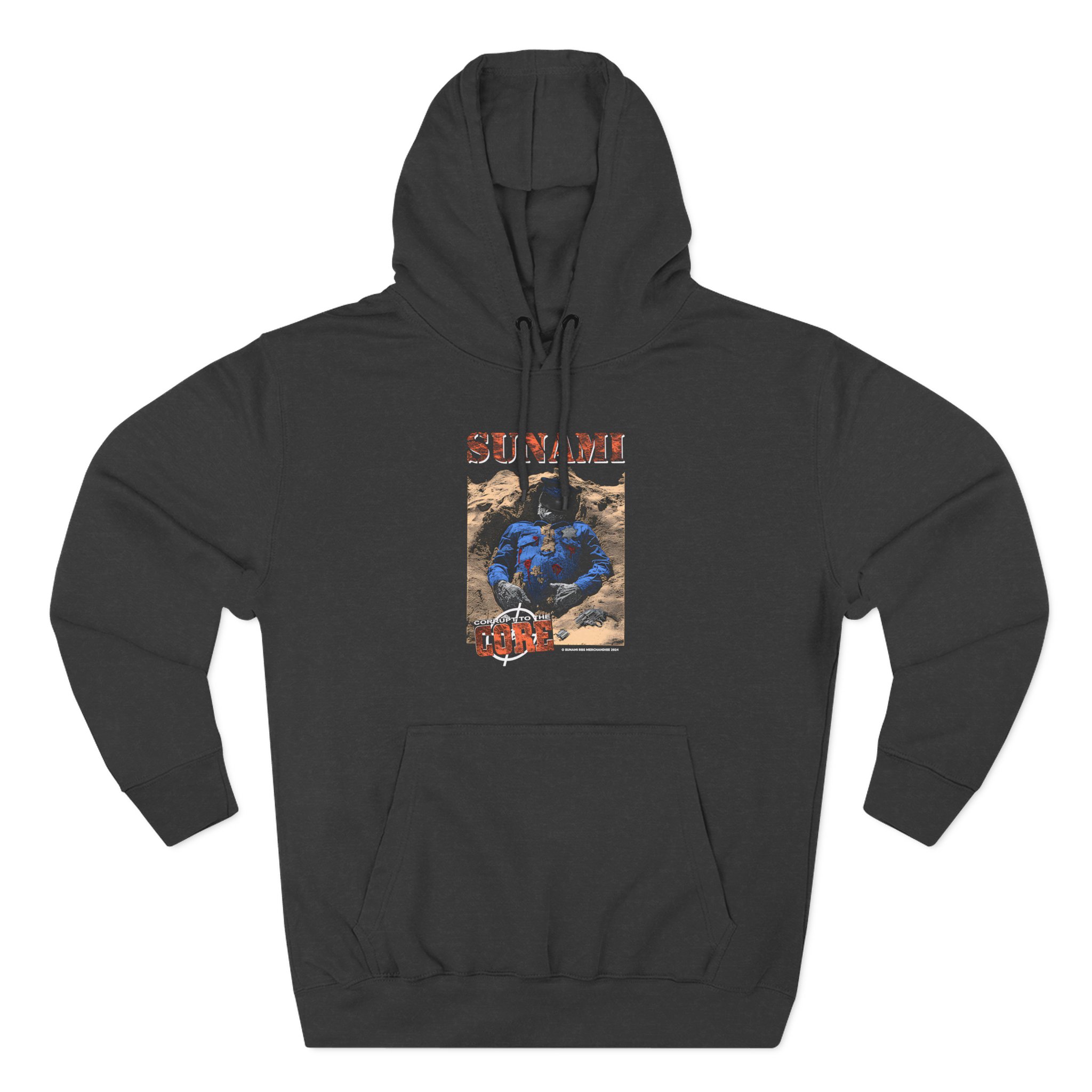 Sunami Corrupt to the Core Three-Panel Fleece Hoodie