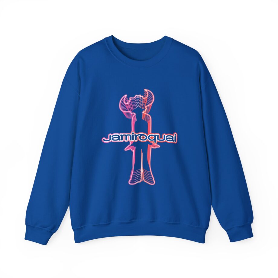 J Buffalo Man Neon Unisex Heavy Blend™ Crewneck Sweatshirt