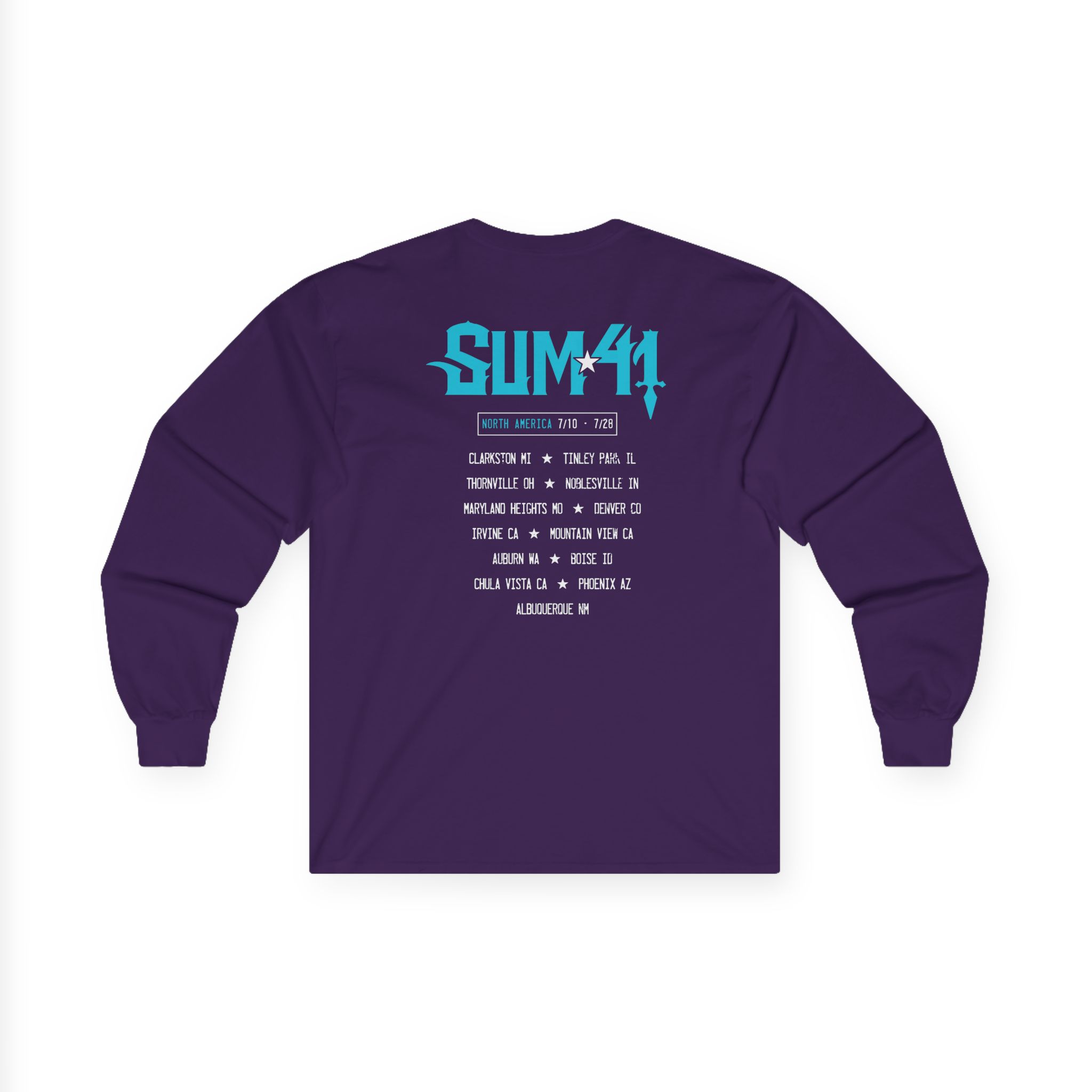 Sum 41 Blue Demon Itin Unisex Ultra Cotton Long Sleeve Tee