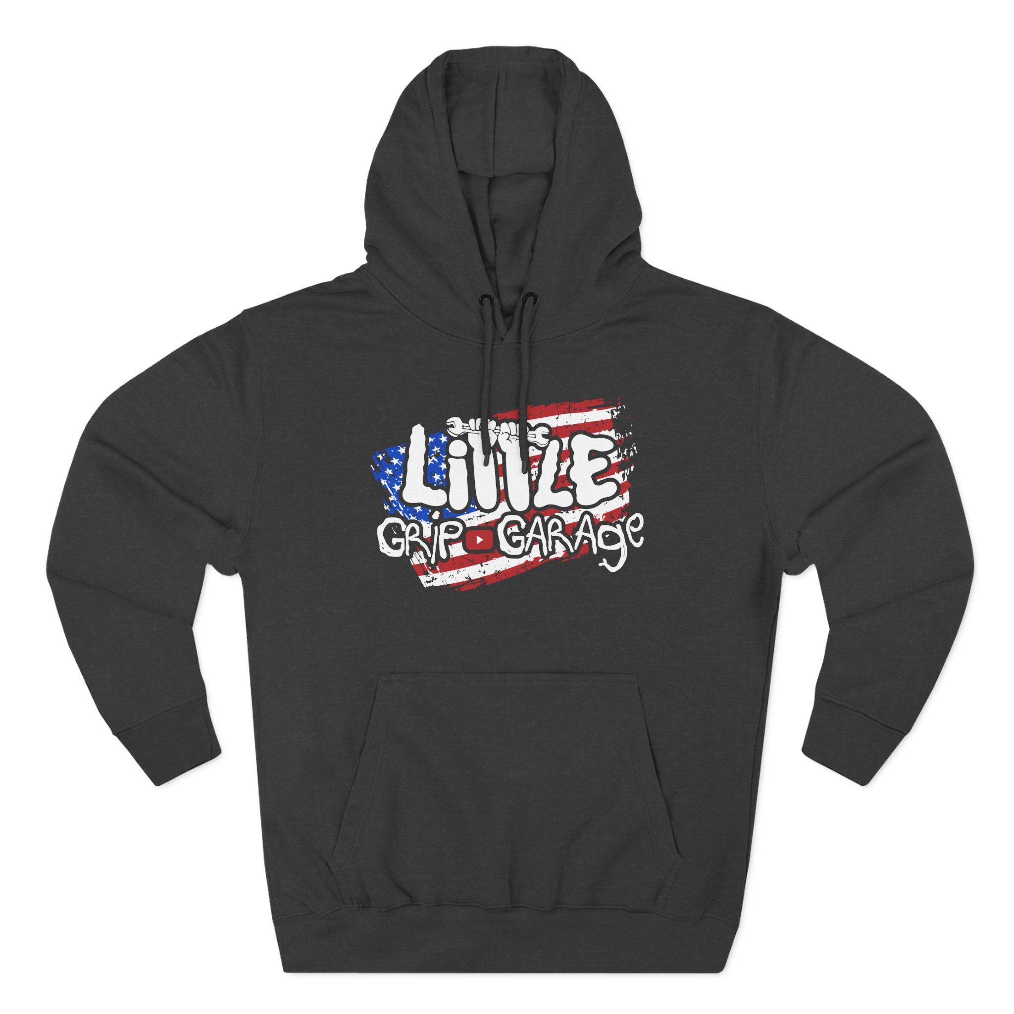 Vicegripgarage Little Grip Garage Three-Panel Fleece Hoodie