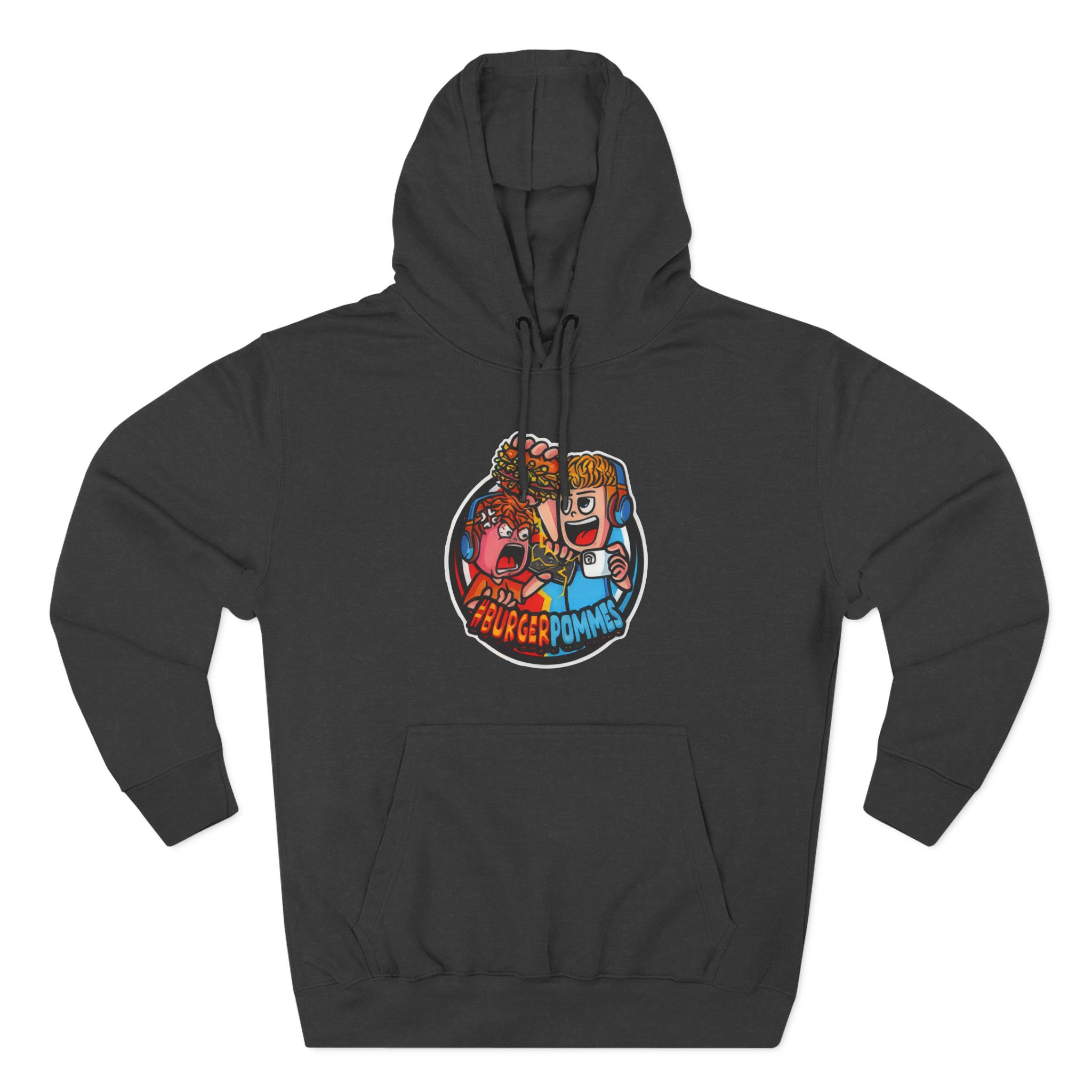 Burger Pommes Three-Panel Fleece Hoodie