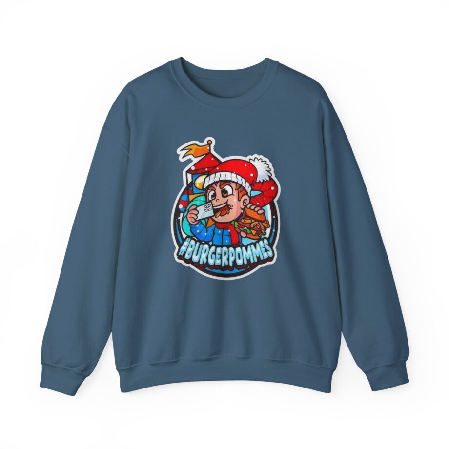 Burger Pommes Unisex Heavy Blend™ Crewneck Sweatshirt
