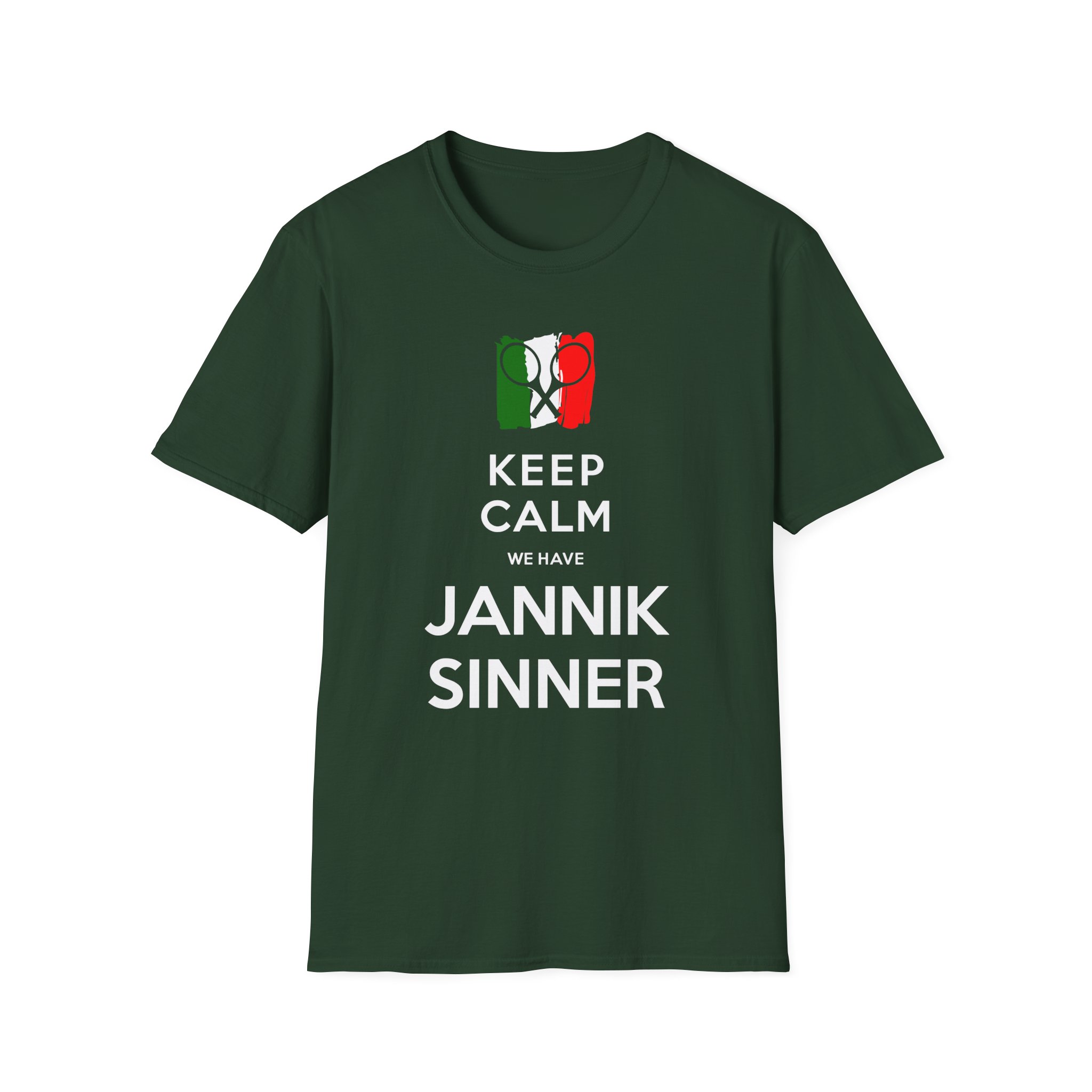 Jannik Sinner Keep Calm We Have Unisex Softstyle T-Shirt