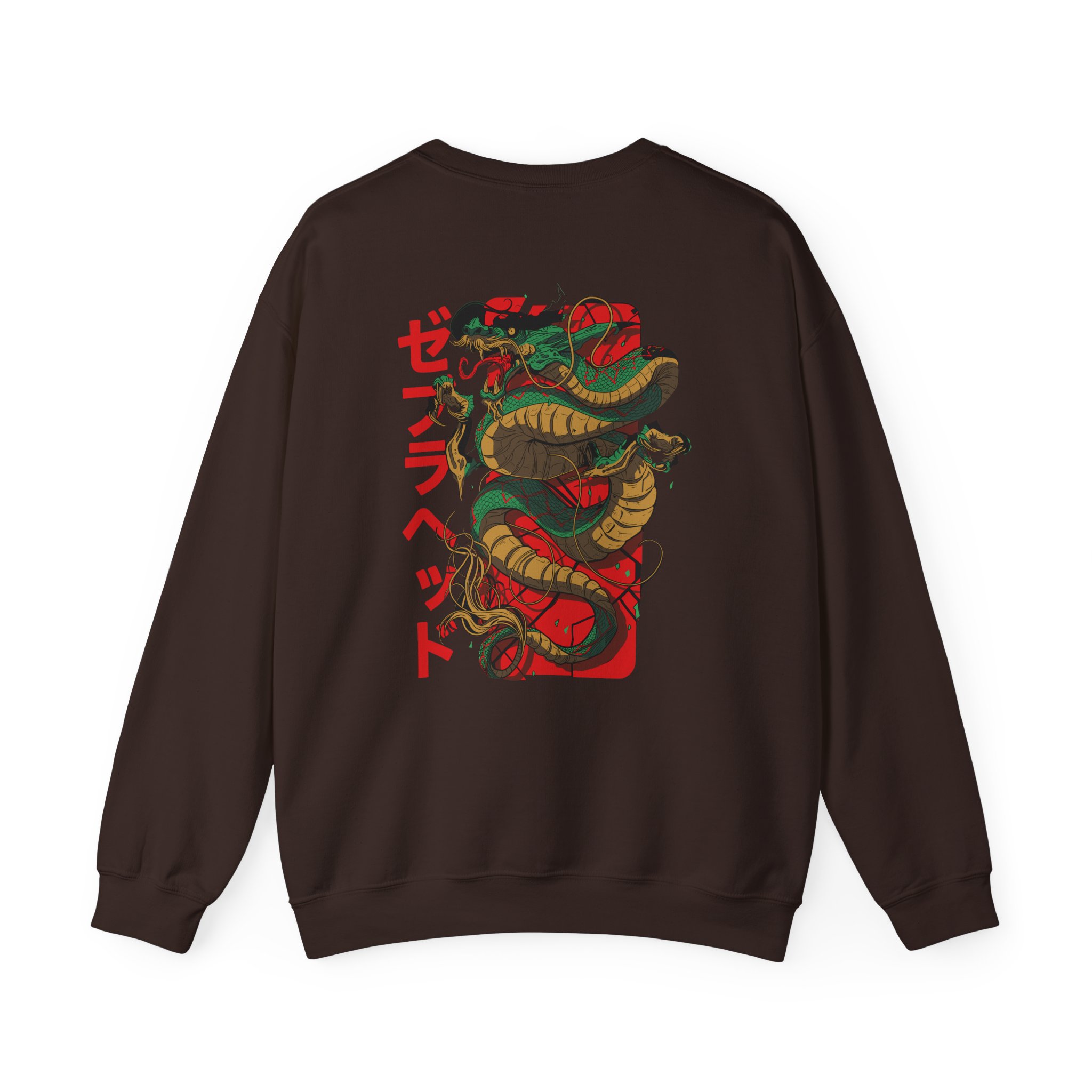 Zebrahead Japanese Dragon Unisex Heavy Blendâ„¢ Crewneck Sweatshirt