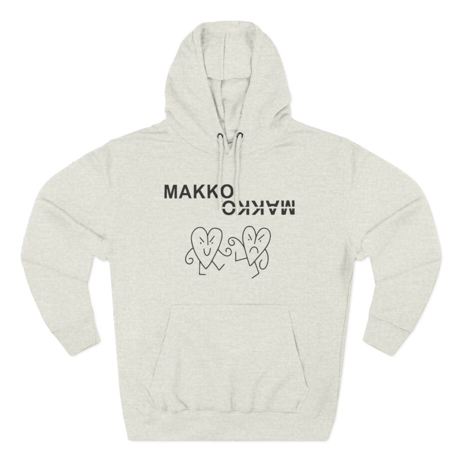 Makko Three-Panel Fleece Hoodie