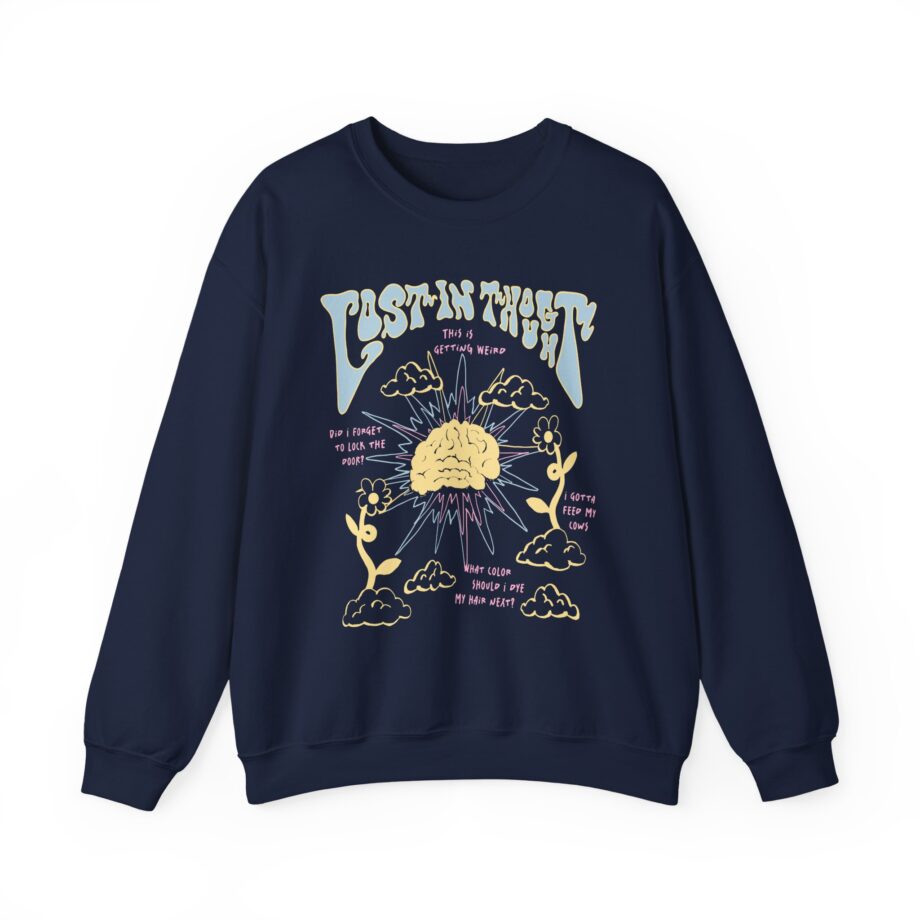 Kallmekris Lost In Thought Unisex Heavy Blend™ Crewneck Sweatshirt