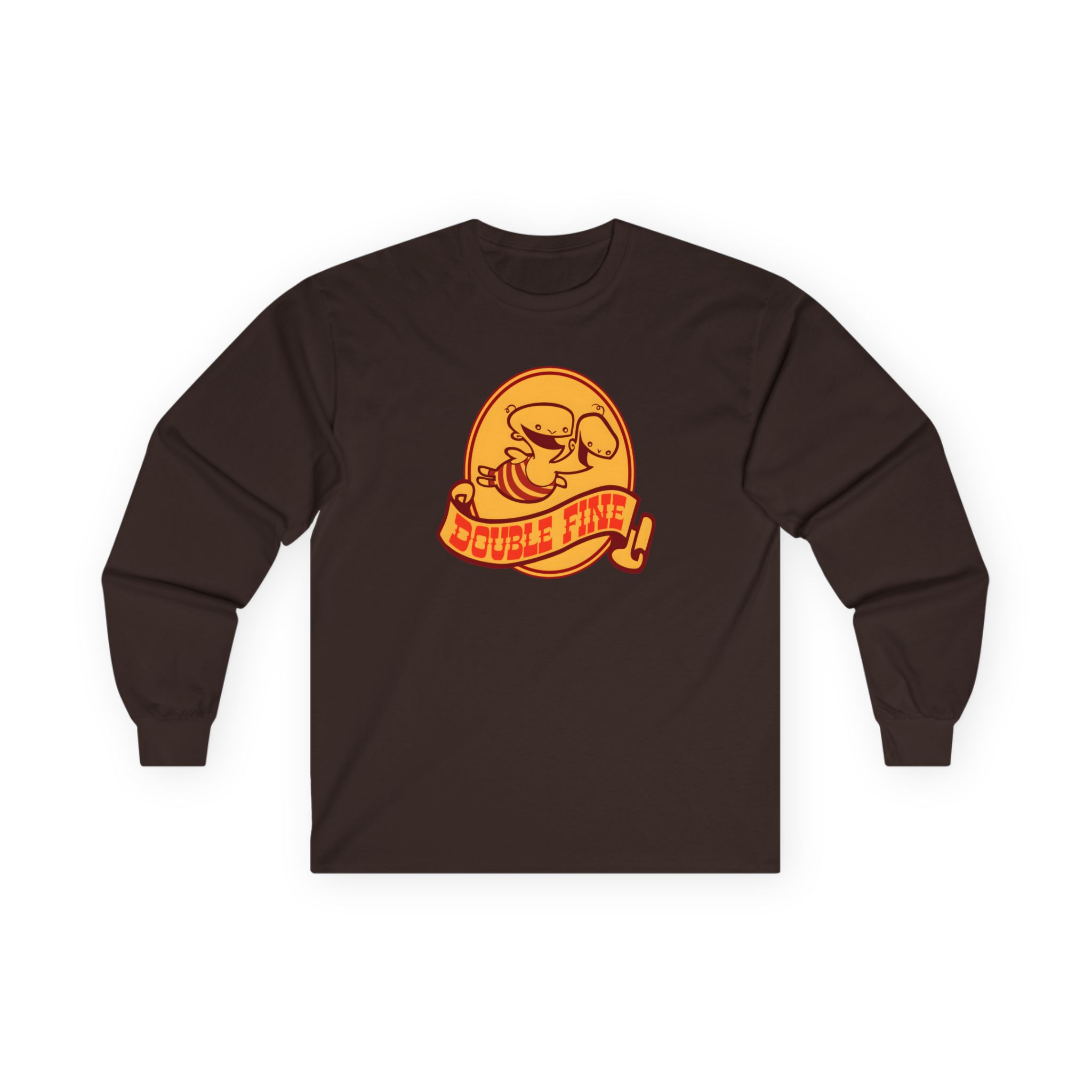 Double Fine Golden Two-headed Baby Unisex Ultra Cotton Long Sleeve Tee