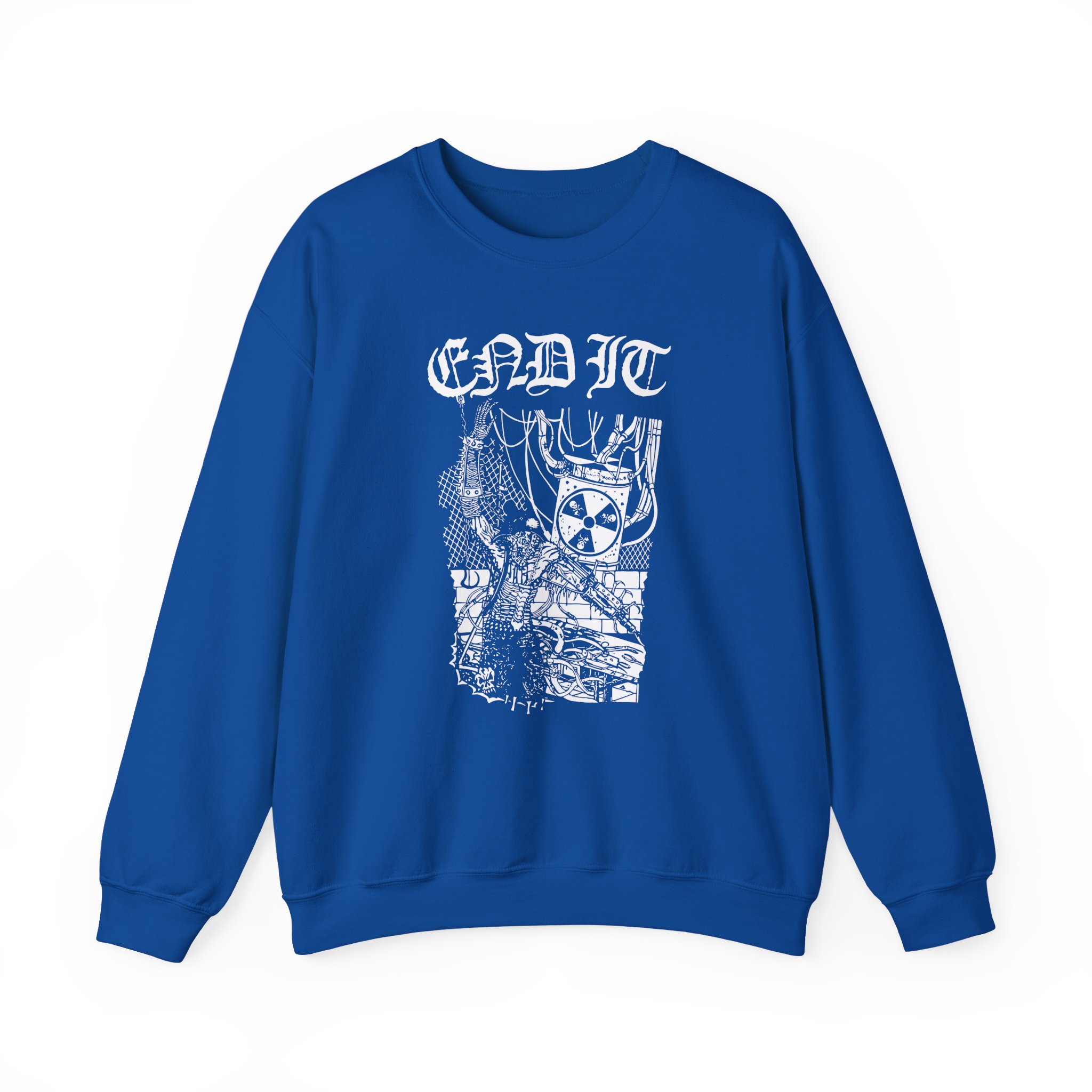 End It Radioactive Unisex Heavy Blend Crewneck Sweatshirt